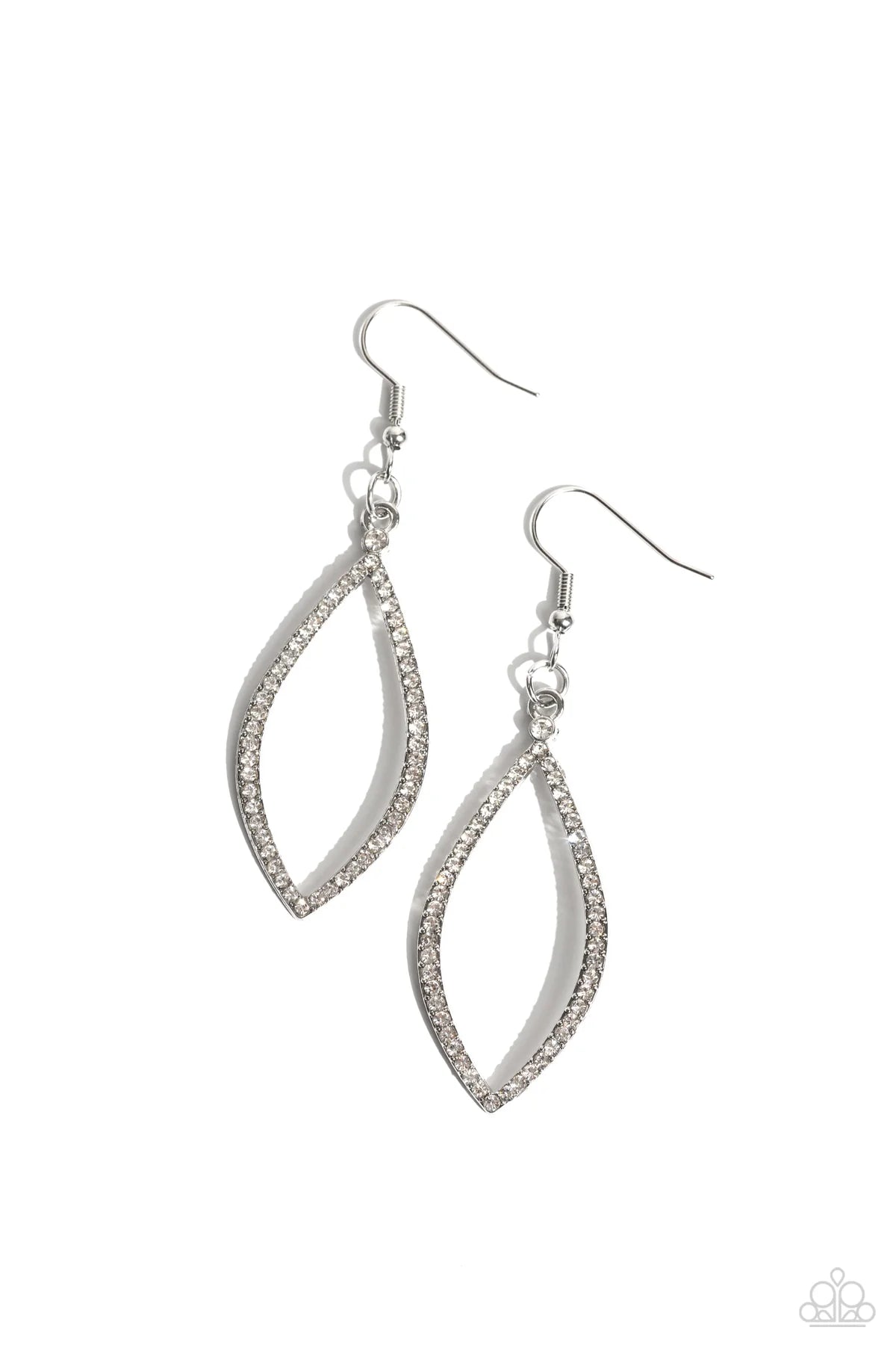 Paparazzi Twinkly Treat - White Earrings