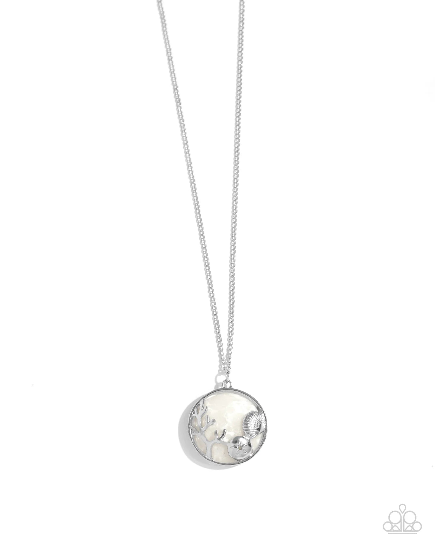 Paparazzi - Opulent Ostentation - White Stone Necklace