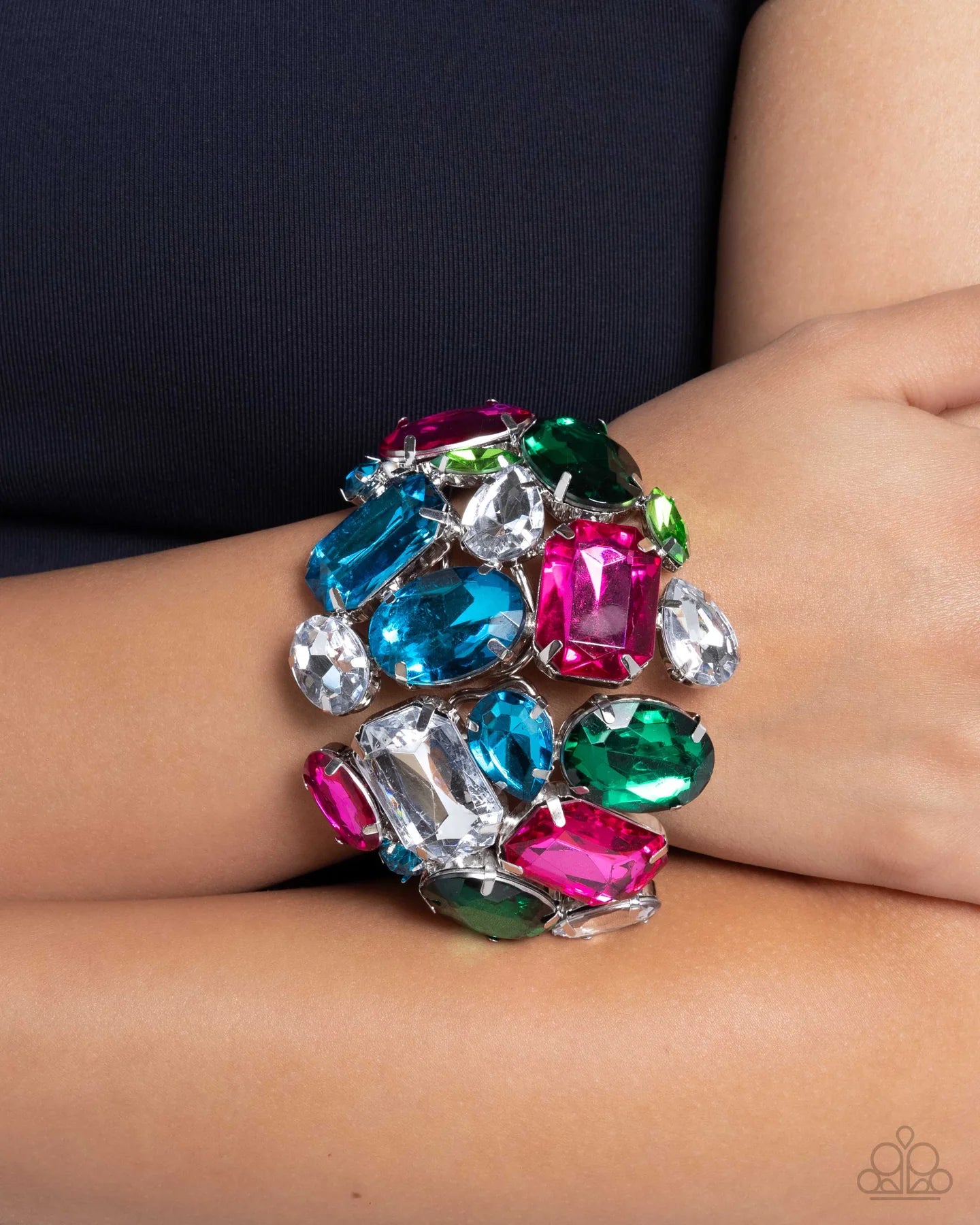 Paparazzi Chic Coronation - Multi Hinge Bracelet