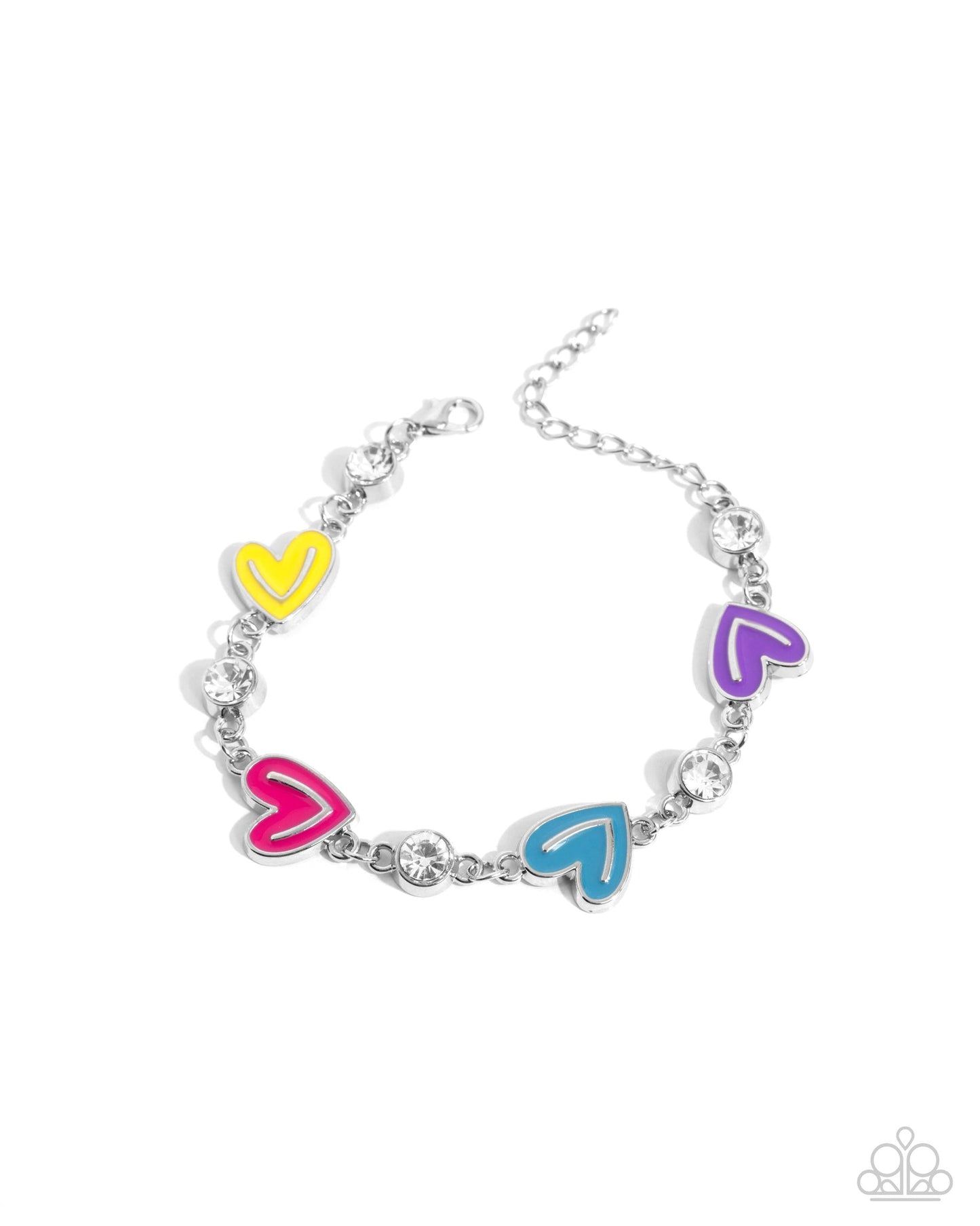 Paparazzi Friendly Fringe and Friendly Finale - Multi Heart 2 Piece Set