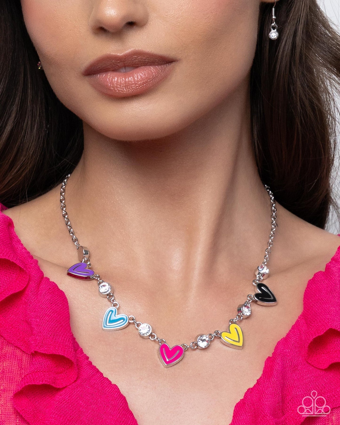 Paparazzi Friendly Fringe and Friendly Finale - Multi Heart 2 Piece Set