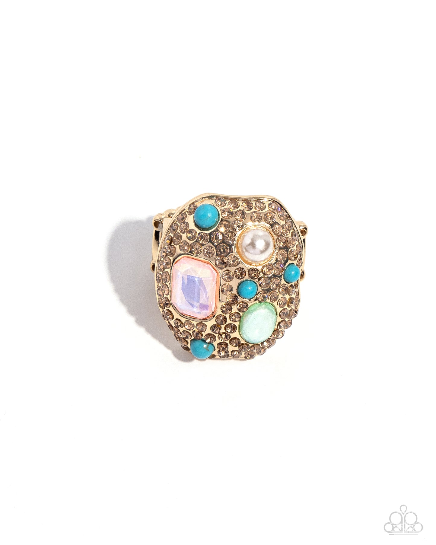 Paparazzi Active Artistry - Gold Multi Ring