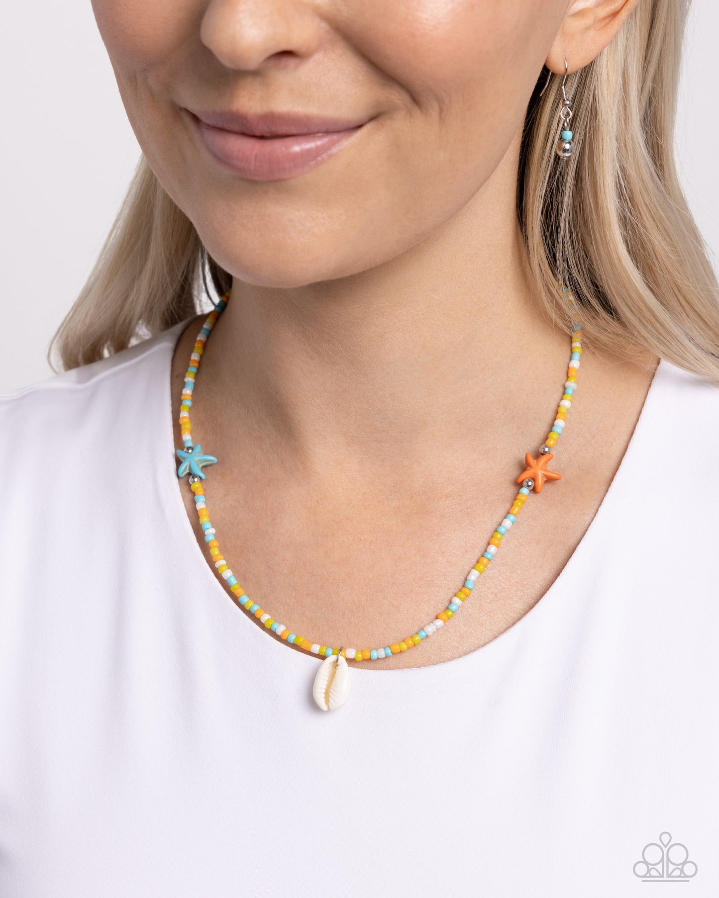 Paparazzi Beachside Beauty - Multi Seed Bead Necklace