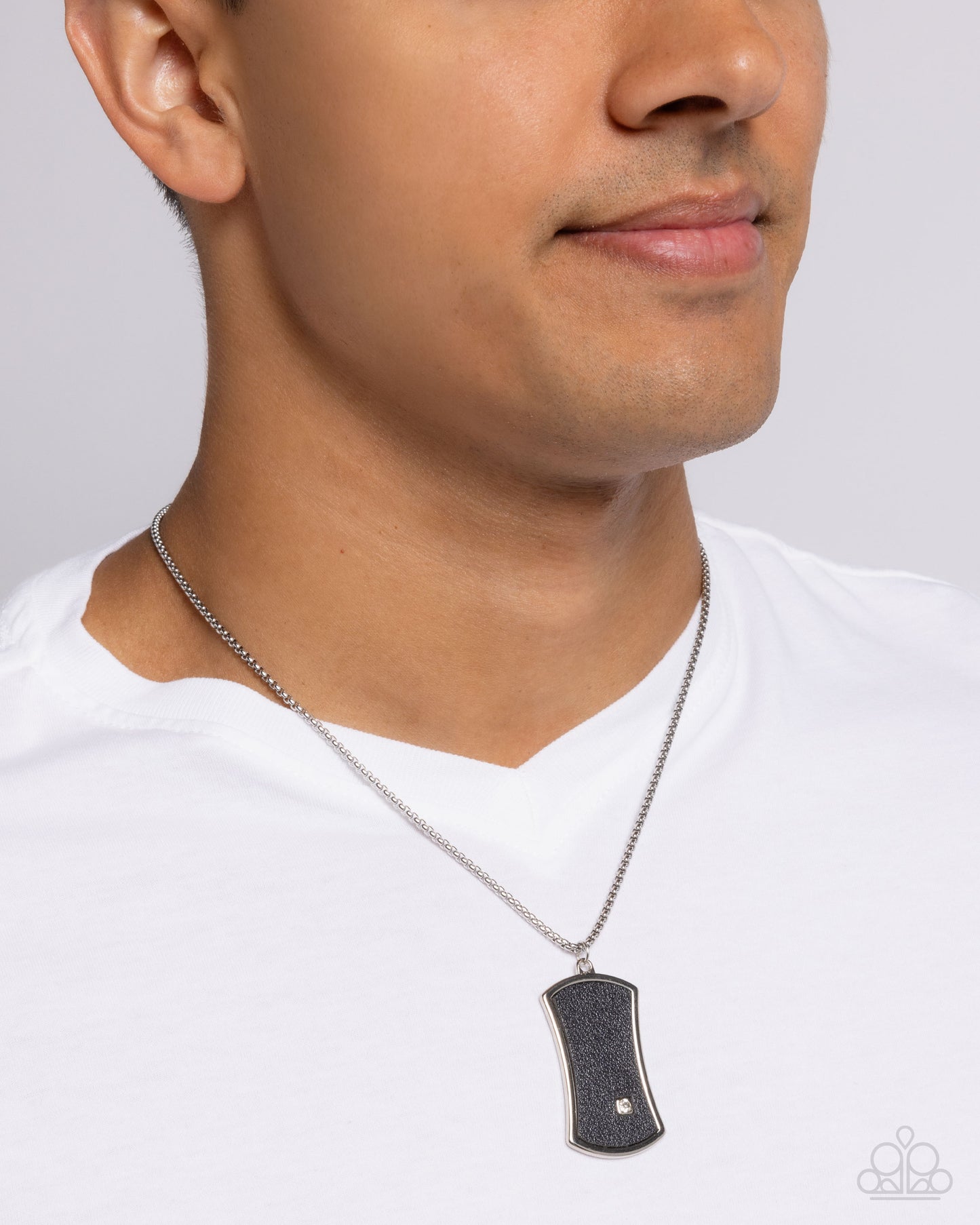 Paparazzi Breathless Borough - Black Men's Necklace