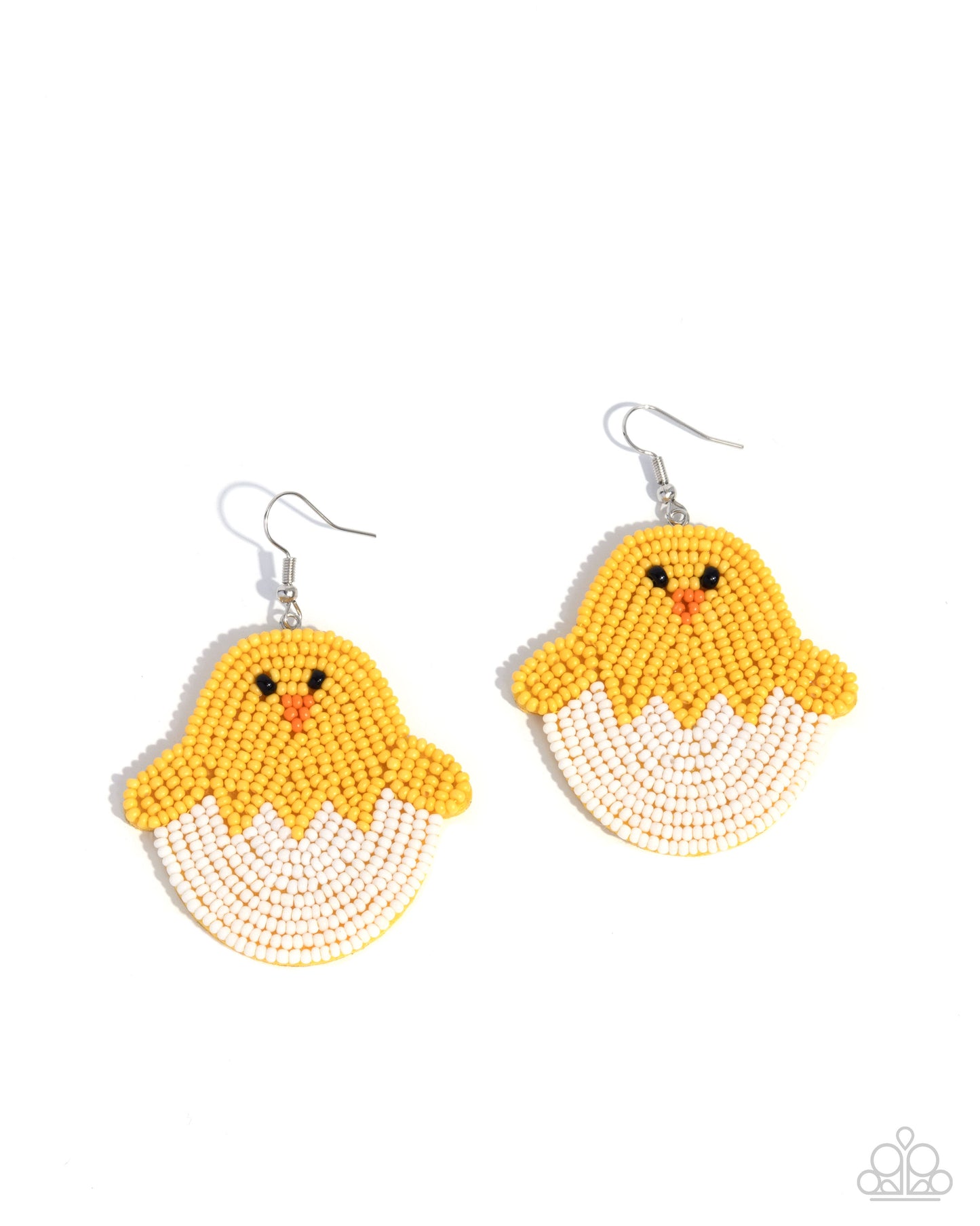 Paparazzi Capricious Chick - Yellow Seed Bead Easter Earrings