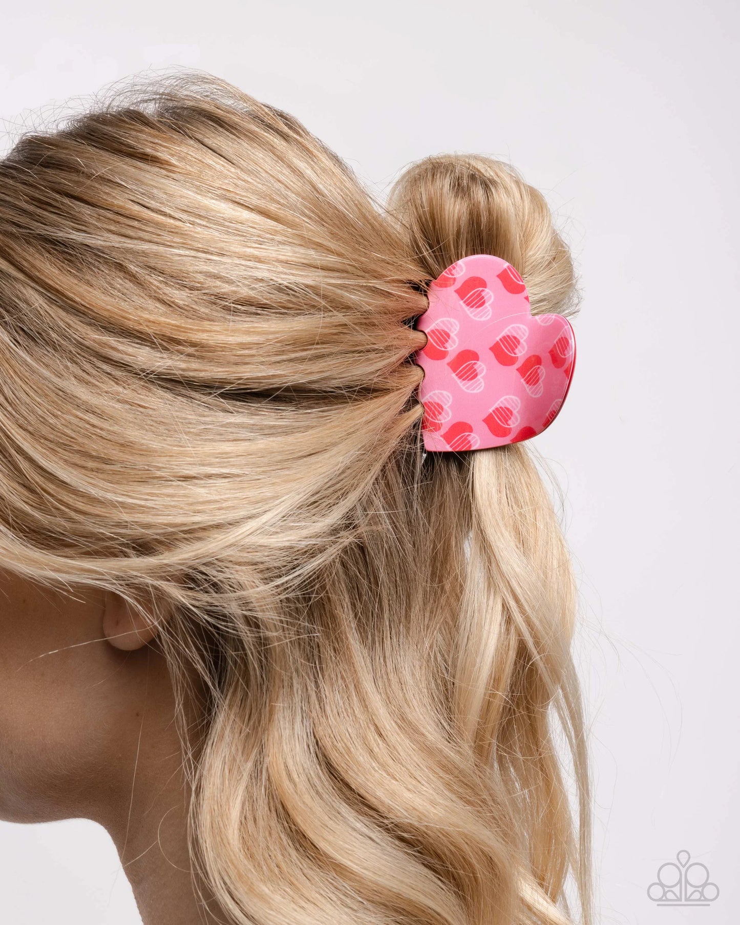 Paparazzi Courting Clip - Pink Claw Hair Clip