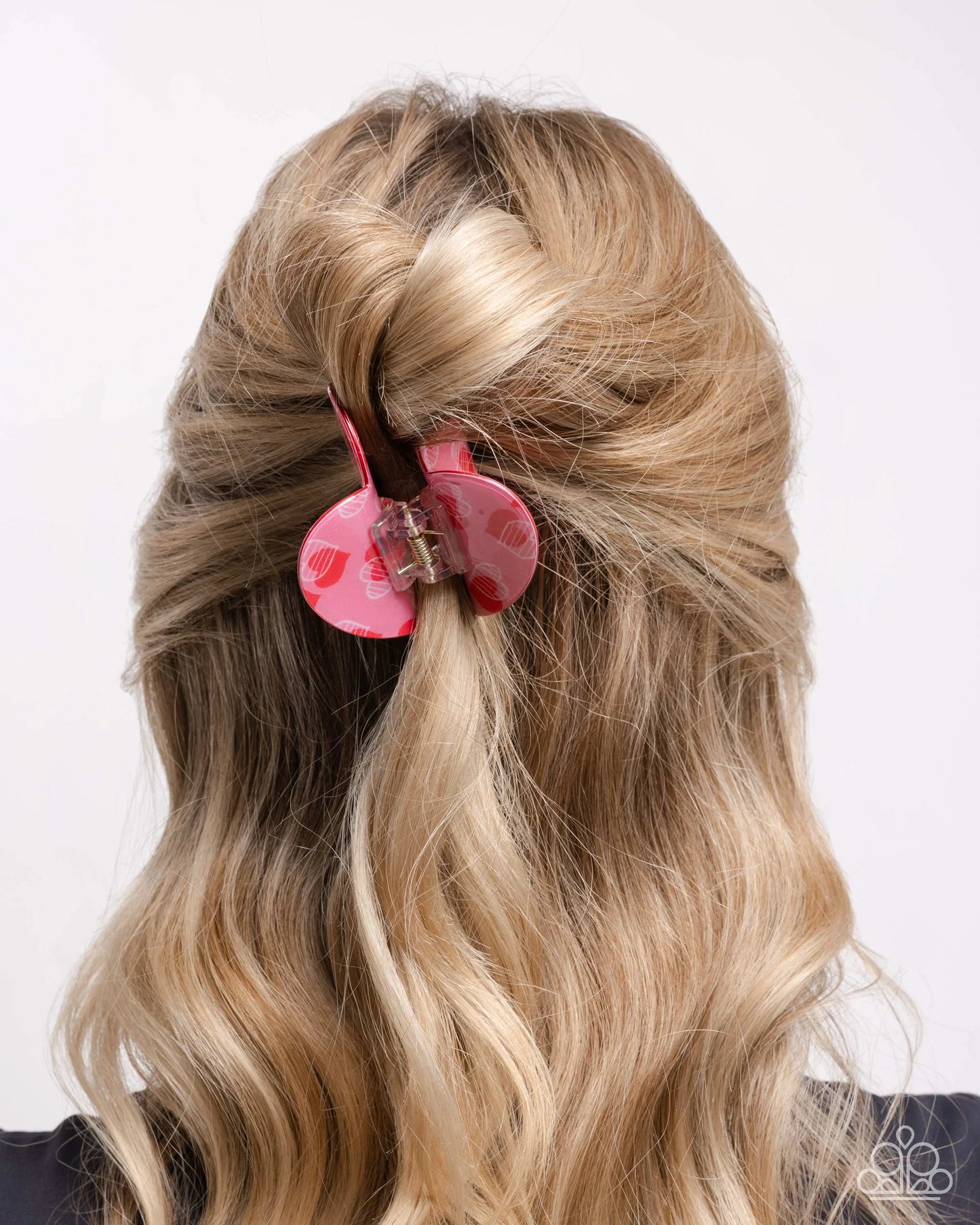 Paparazzi Courting Clip - Pink Claw Hair Clip