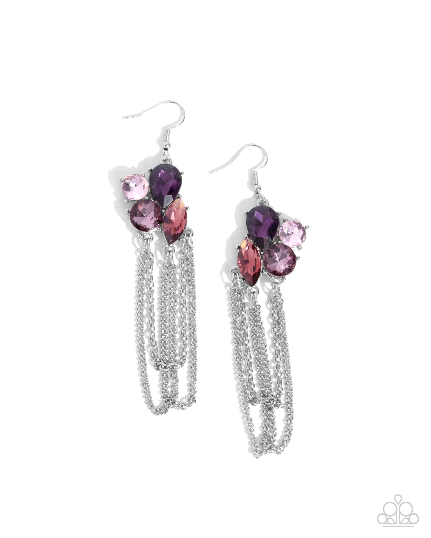 Paparazzi Decadent Distance - Purple Earrings