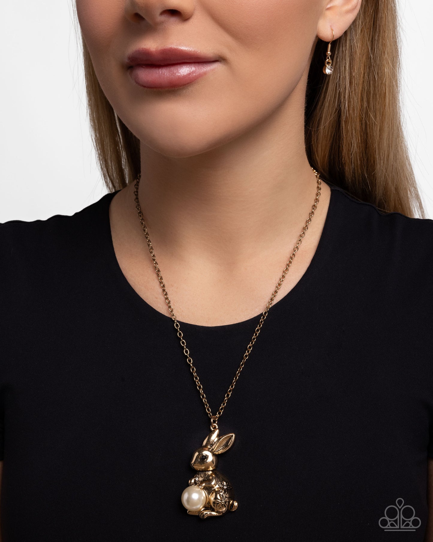 Paparazzi Easter Bunny - Gold Necklace