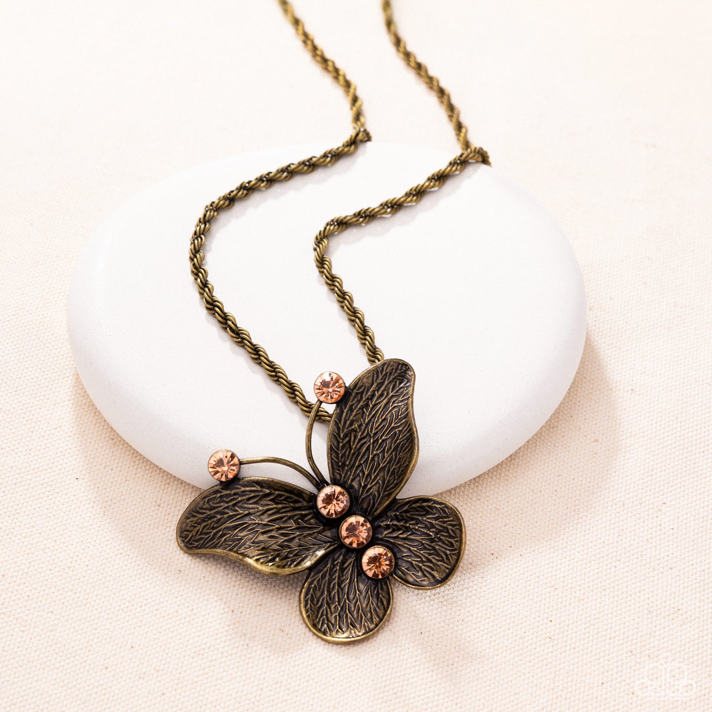 Paparazzi Flight Test - Brass Necklace