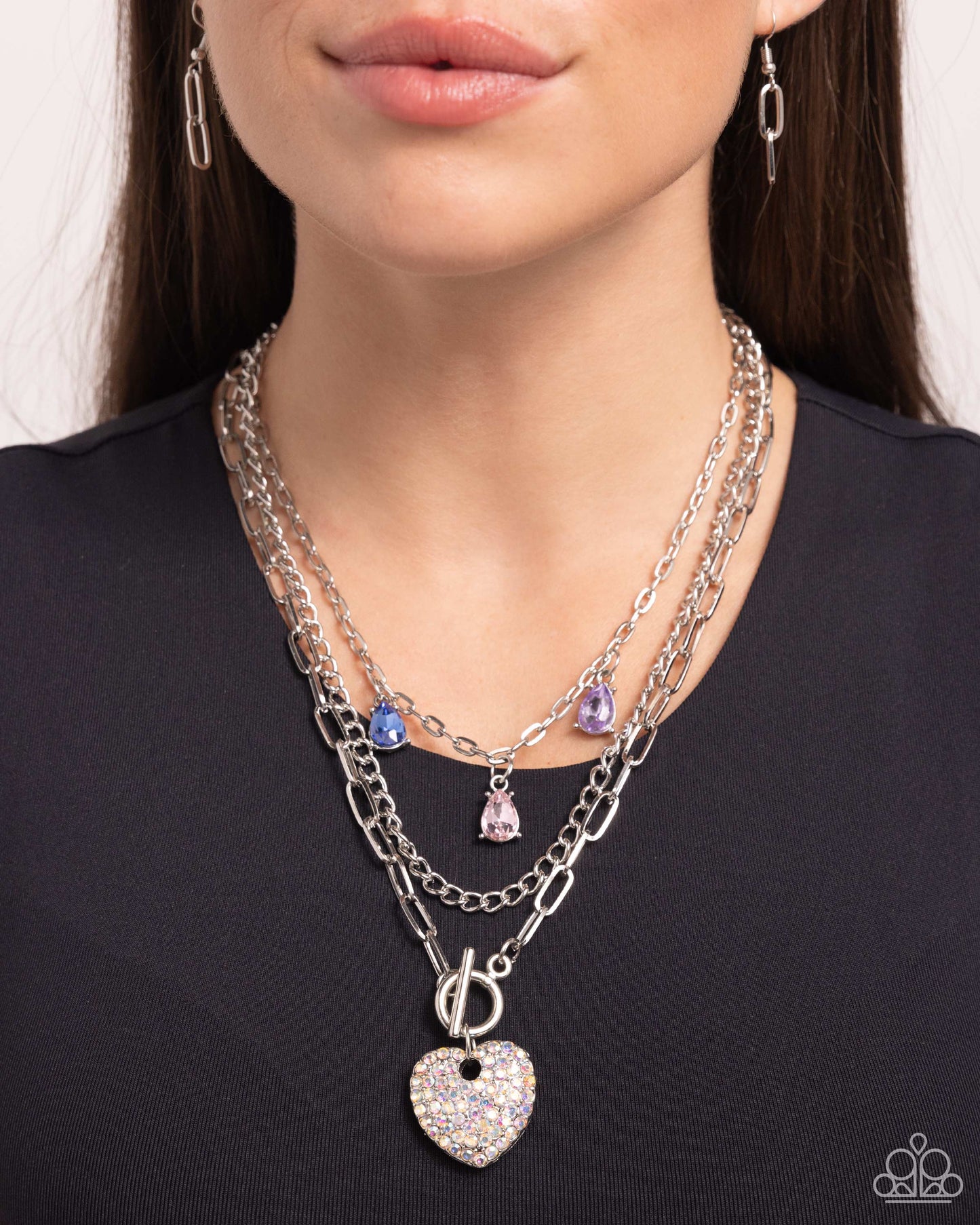 Paparazzi Heart History - Multi Necklace