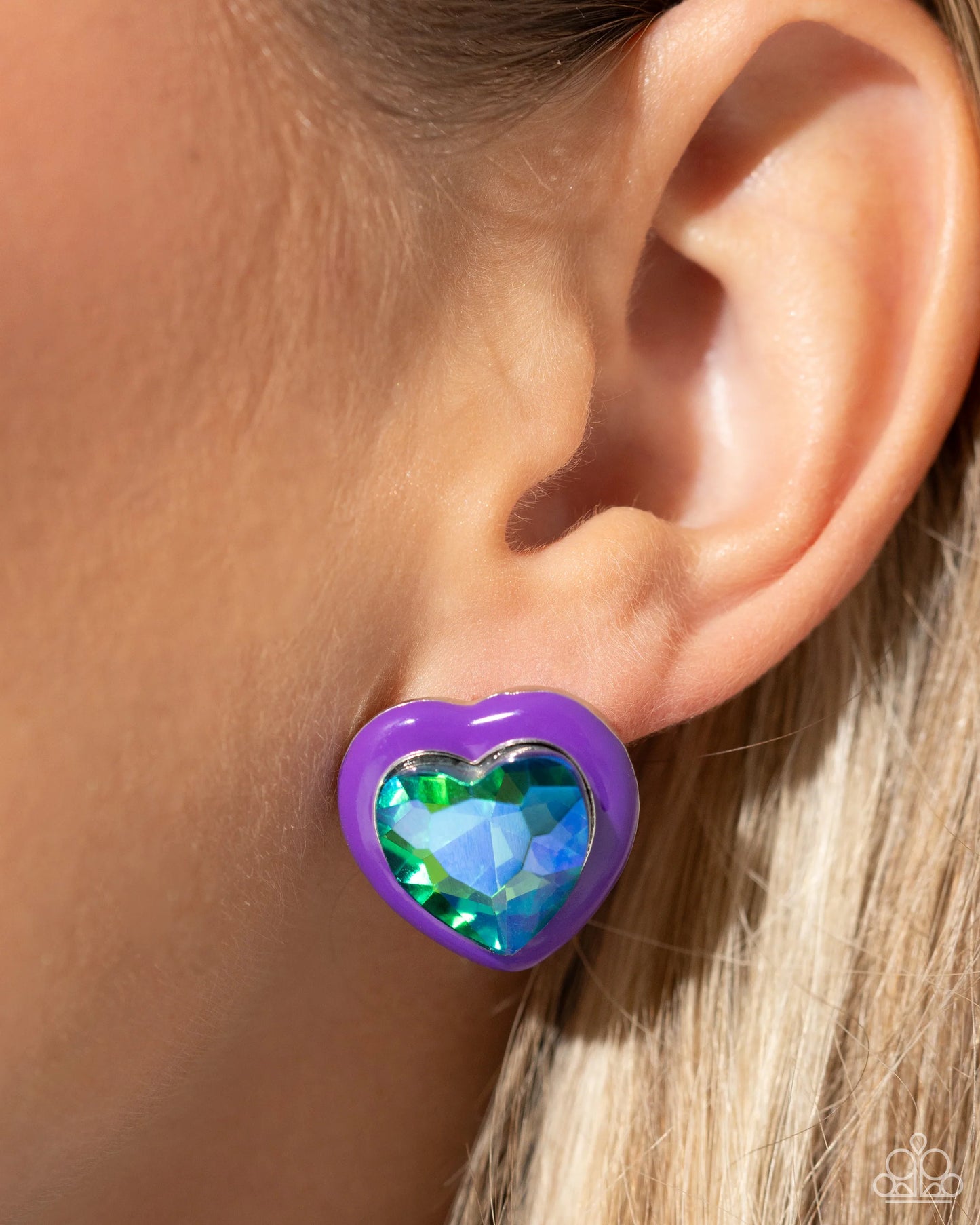 Paparazzi Heartfelt Haute - Purple Multi Earrings