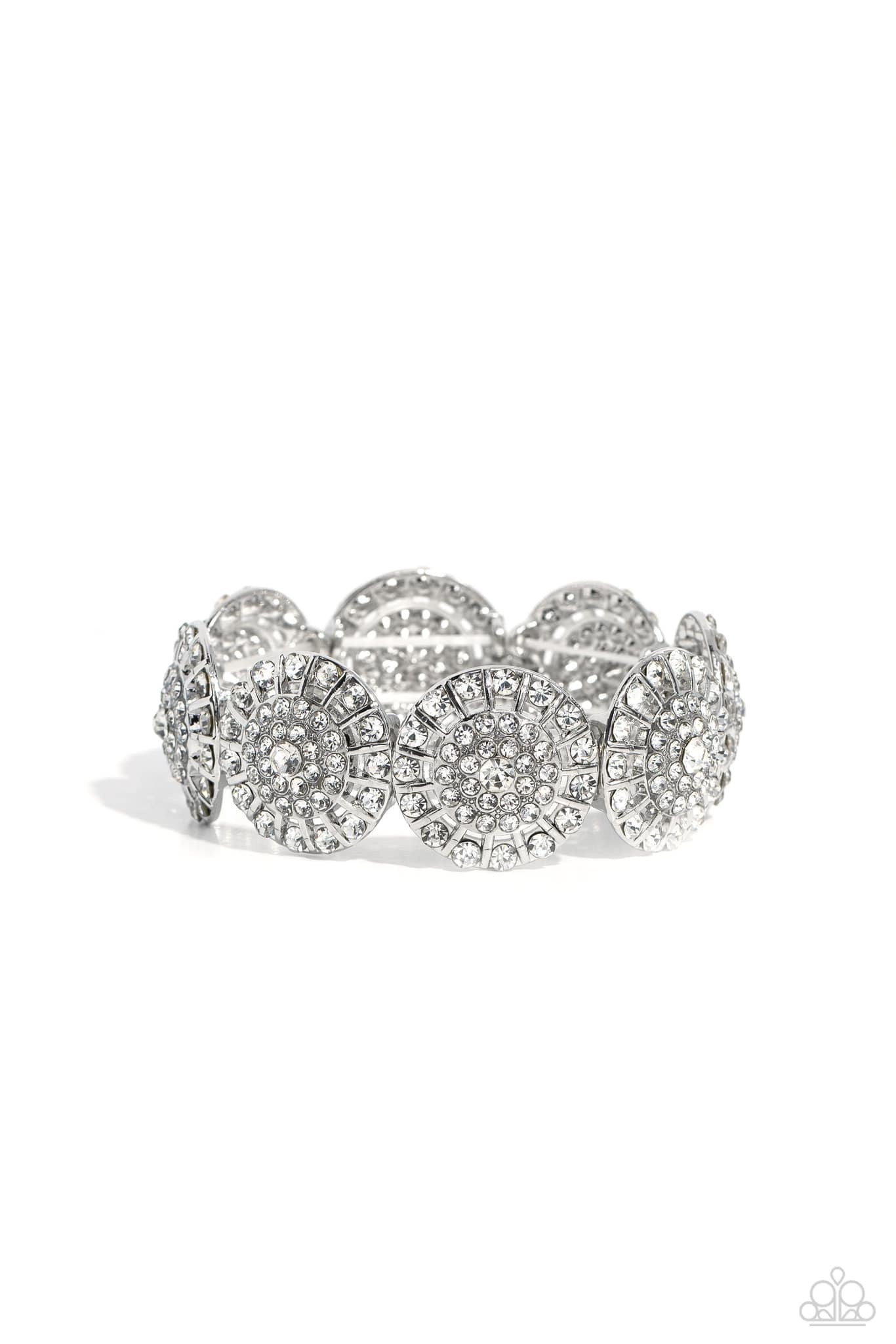 Paparazzi Executive Elegance - White Bracelet
