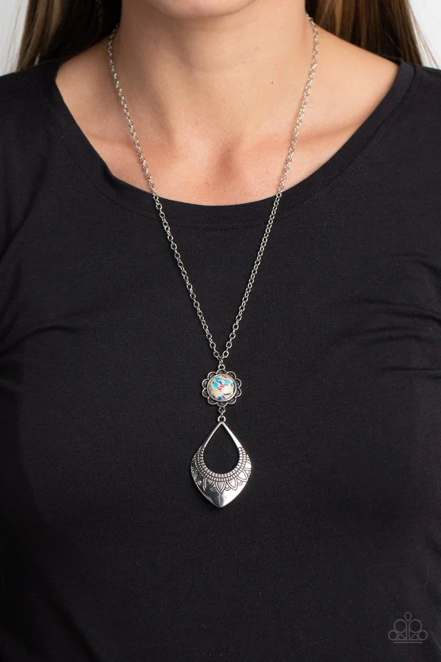 Paparazzi Stone TOLL - Yellow Multi Necklace