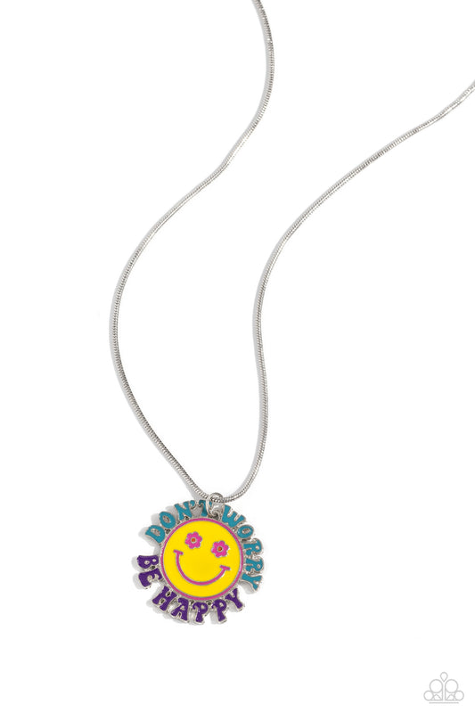 Paparazzi Dont Worry, Stay Happy - Multi Necklace