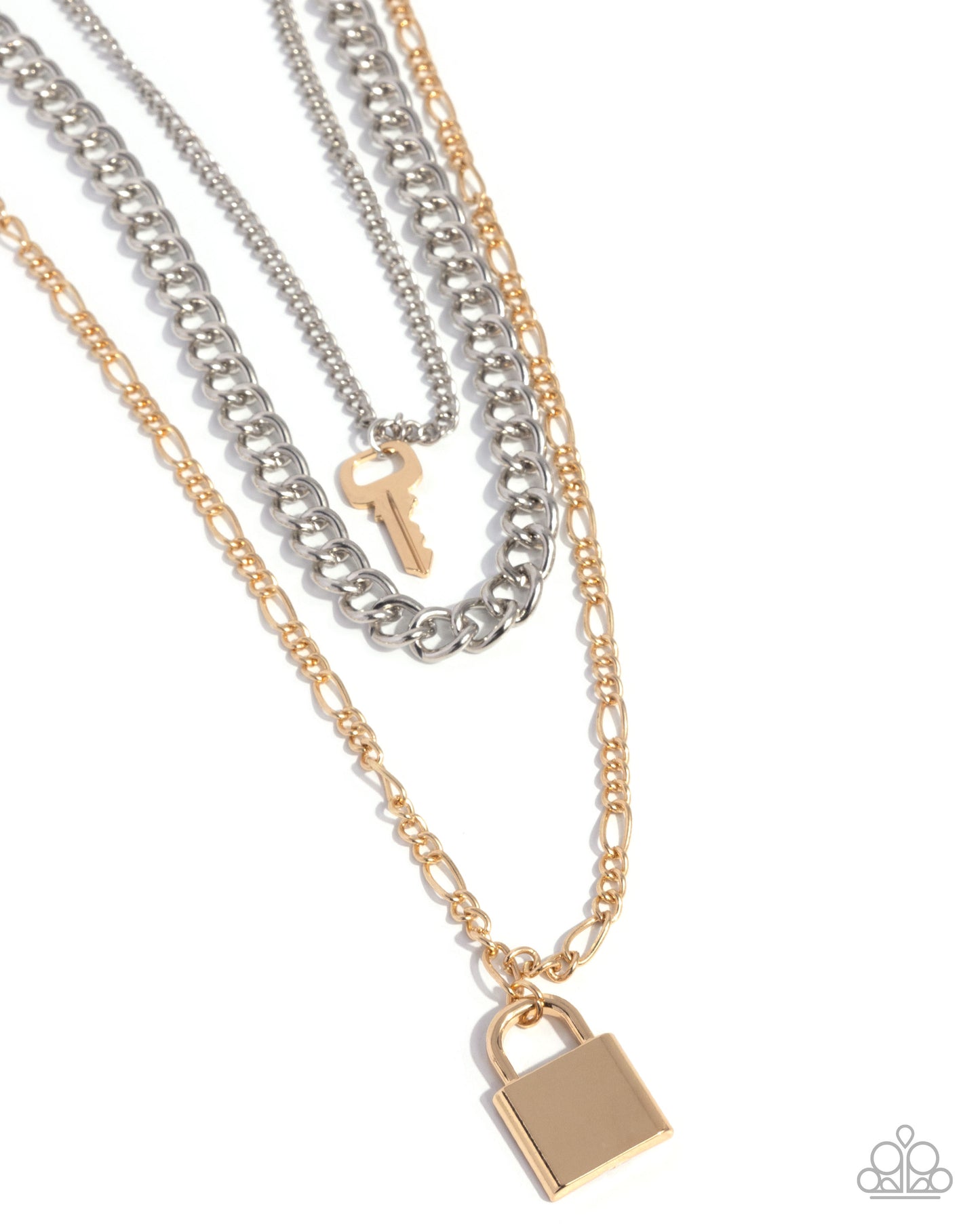 Paparazzi Low Key Layers - Multi Layered Necklace