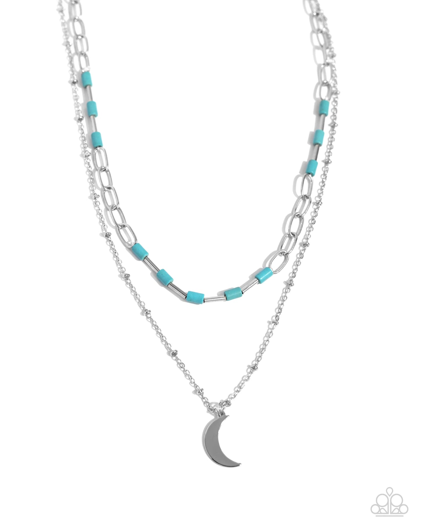 Paparazzi Lunar Lucidity - Blue Moon Necklace
