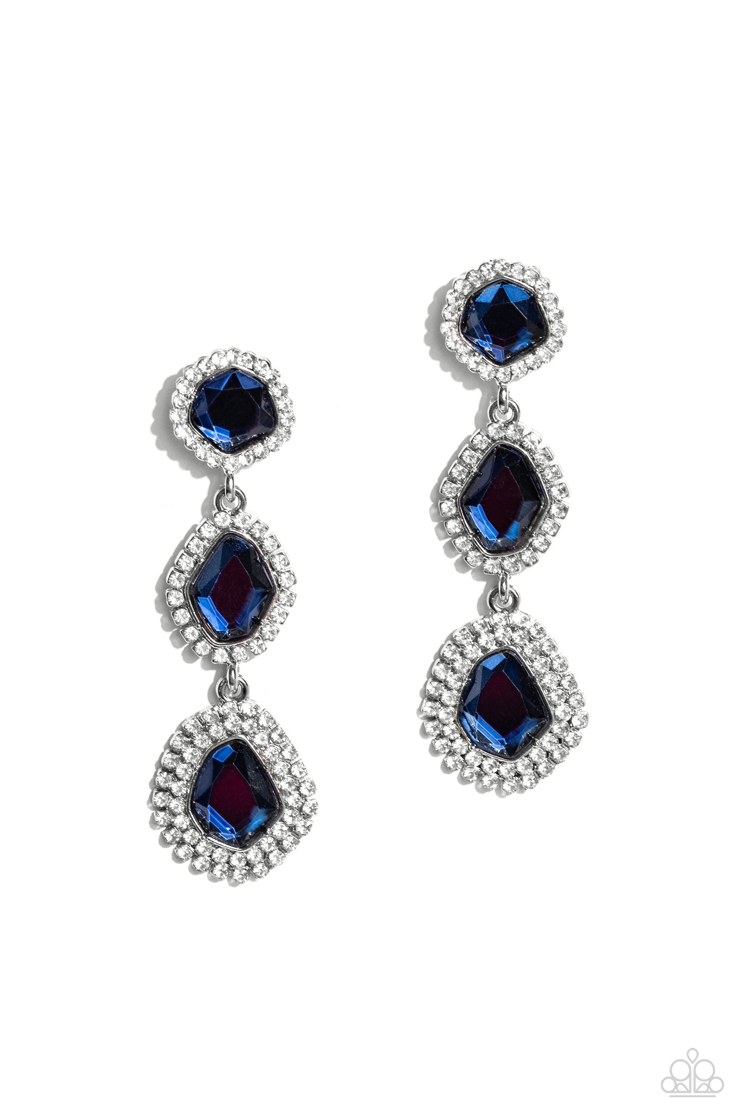 Paparazzi Prove Your ROYALTY - Blue Earrings