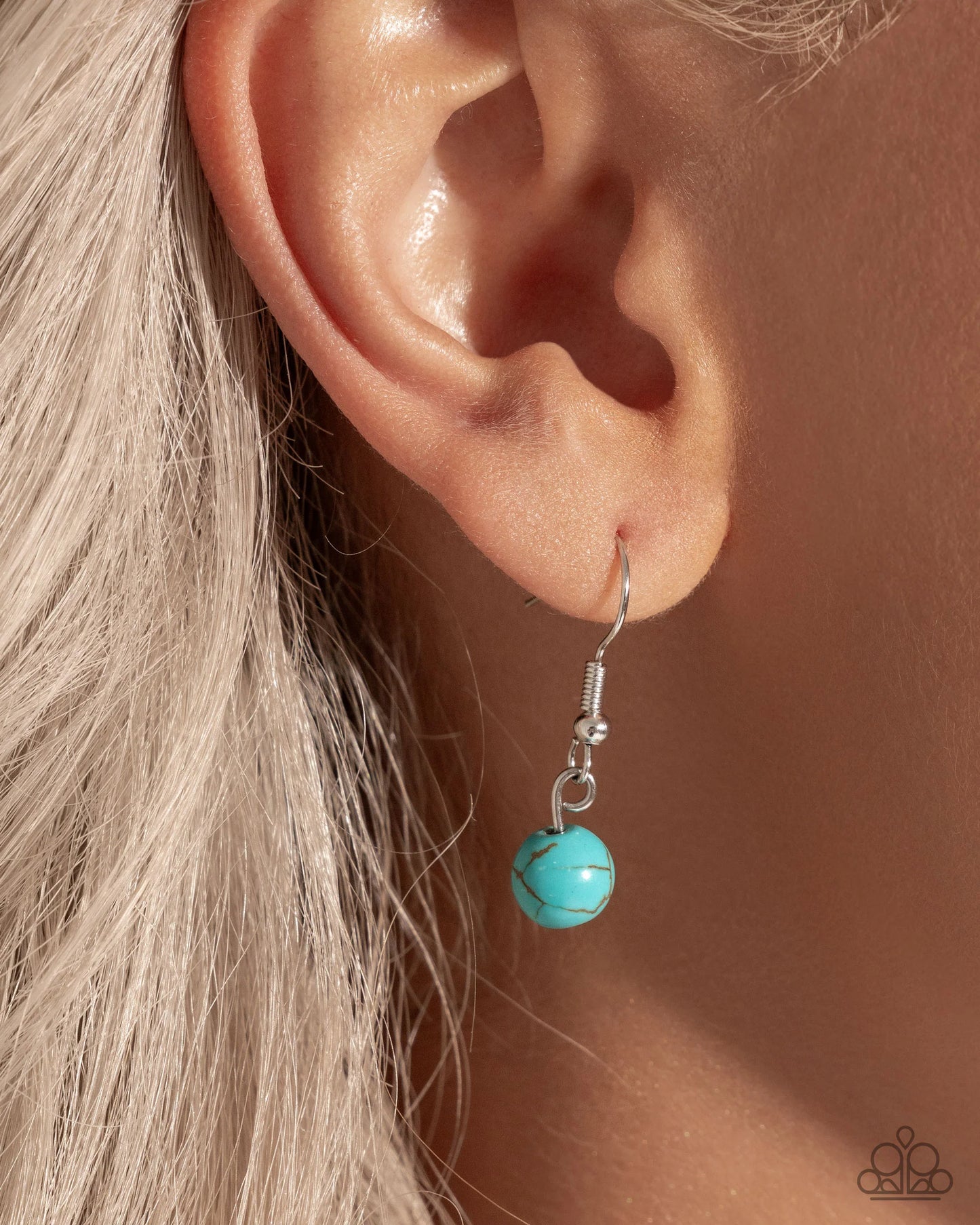 Paparazzi Saloon Girl - Blue Charm Necklace - Life Of The Party