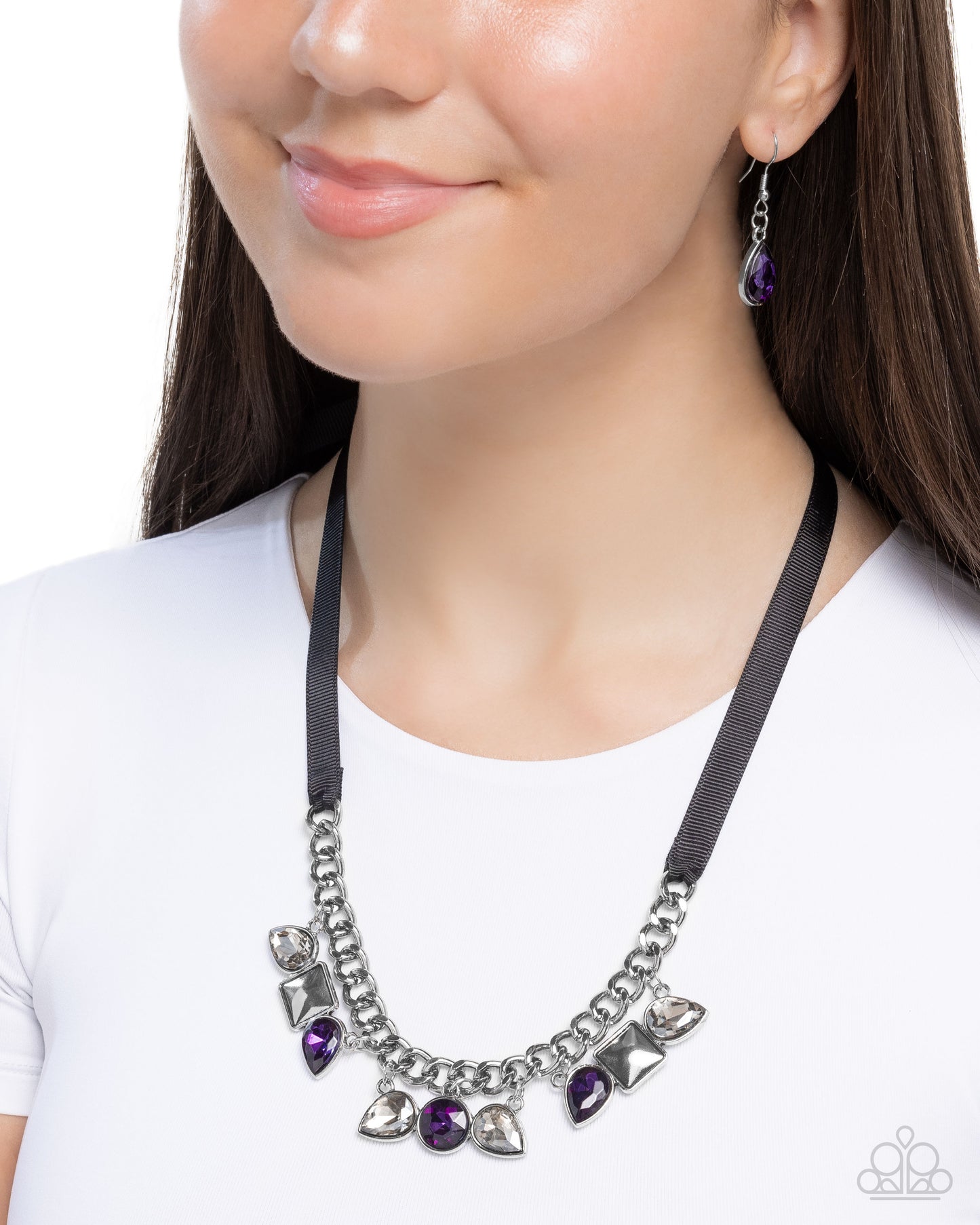 Paparazzi Sassy Salutation - Purple Multi Necklace