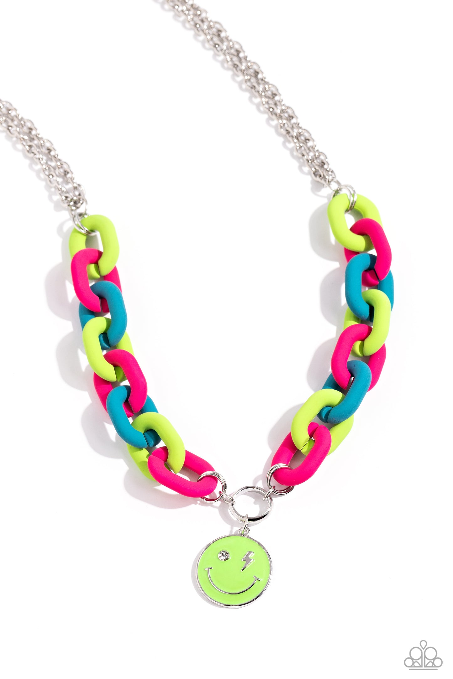 Paparazzi Speed Smile & Go The Extra Smile - Green Multi Complete Set