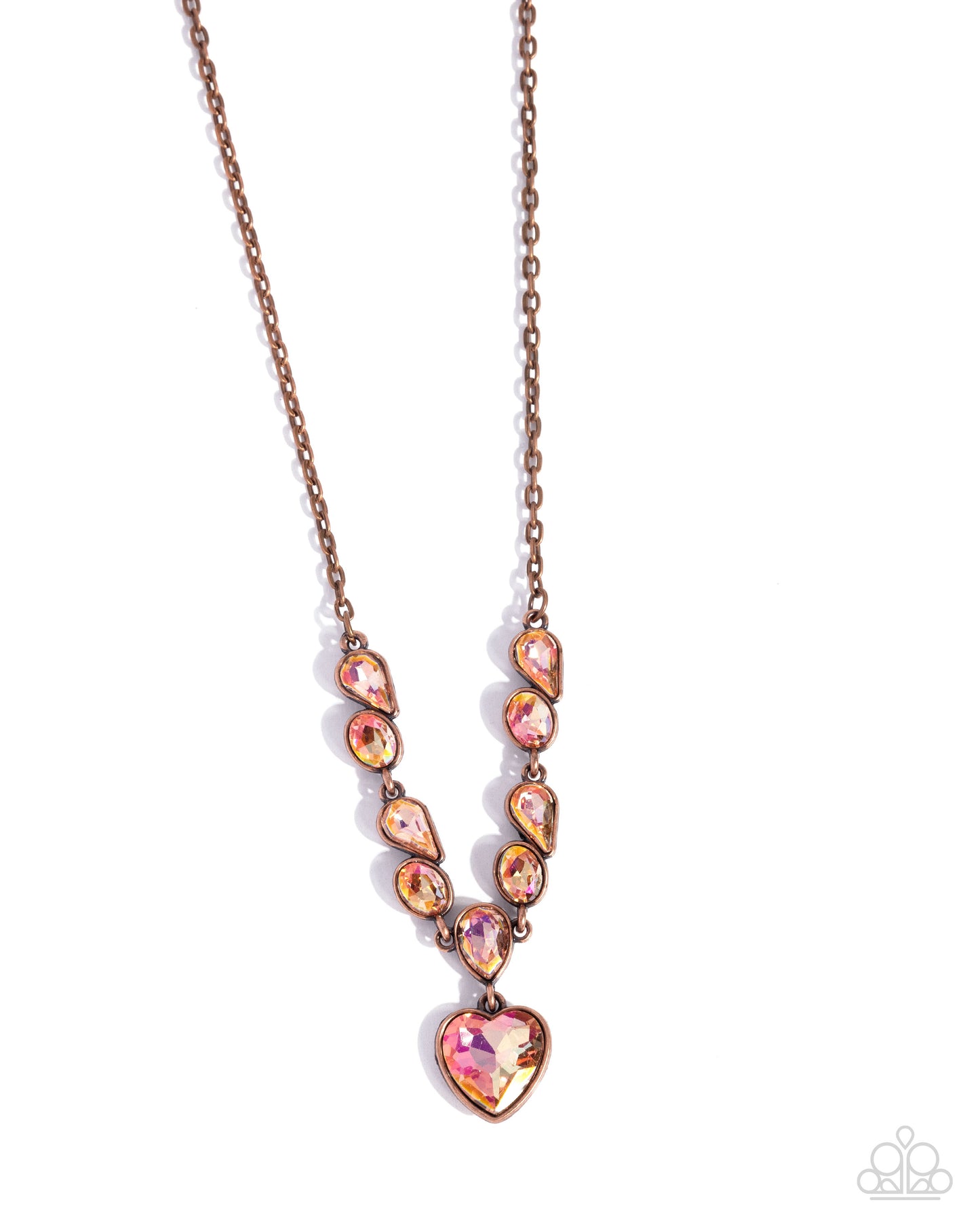 Paparazzi Tender Talent - Copper Heart Necklace