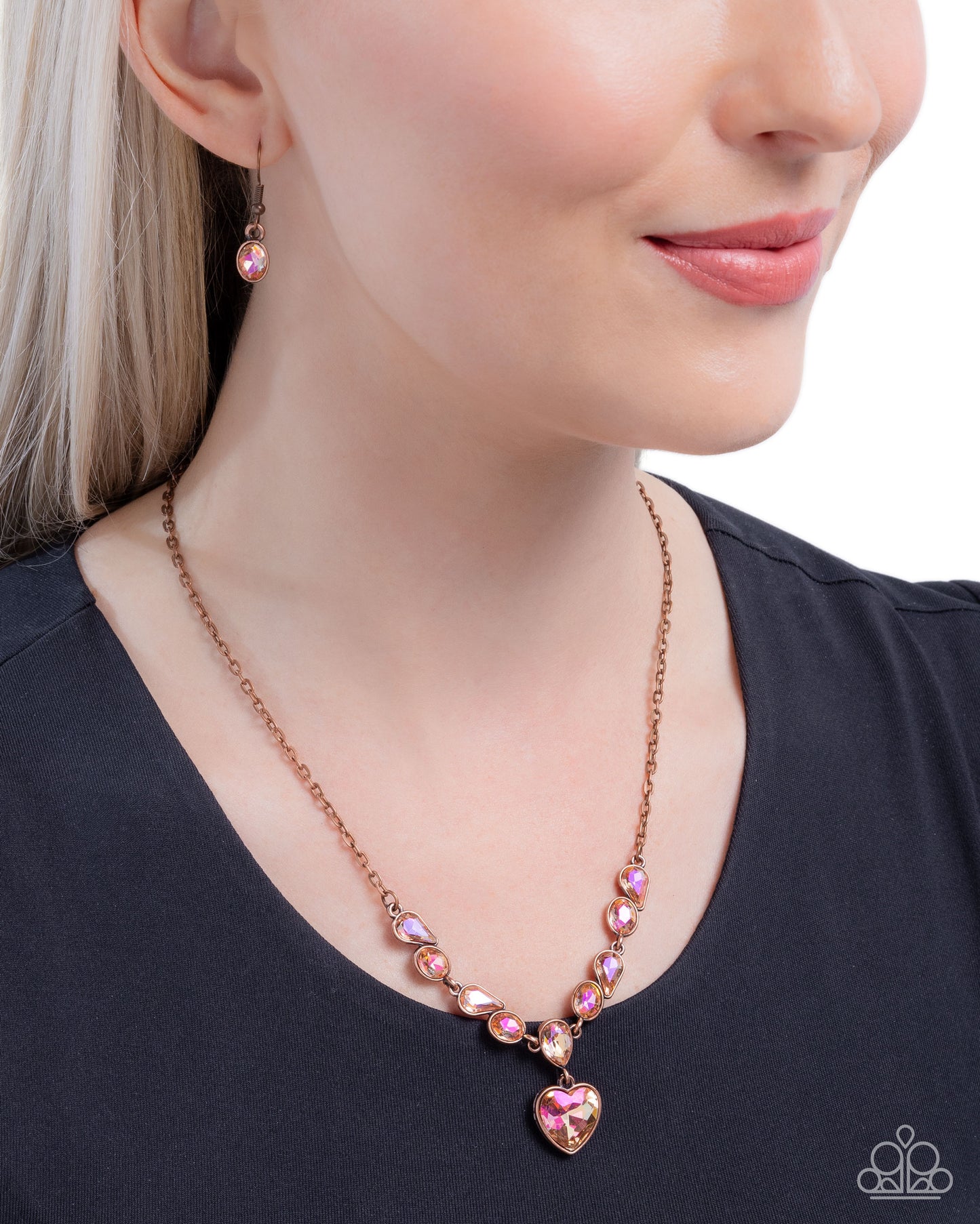 Paparazzi Tender Talent - Copper Heart Necklace