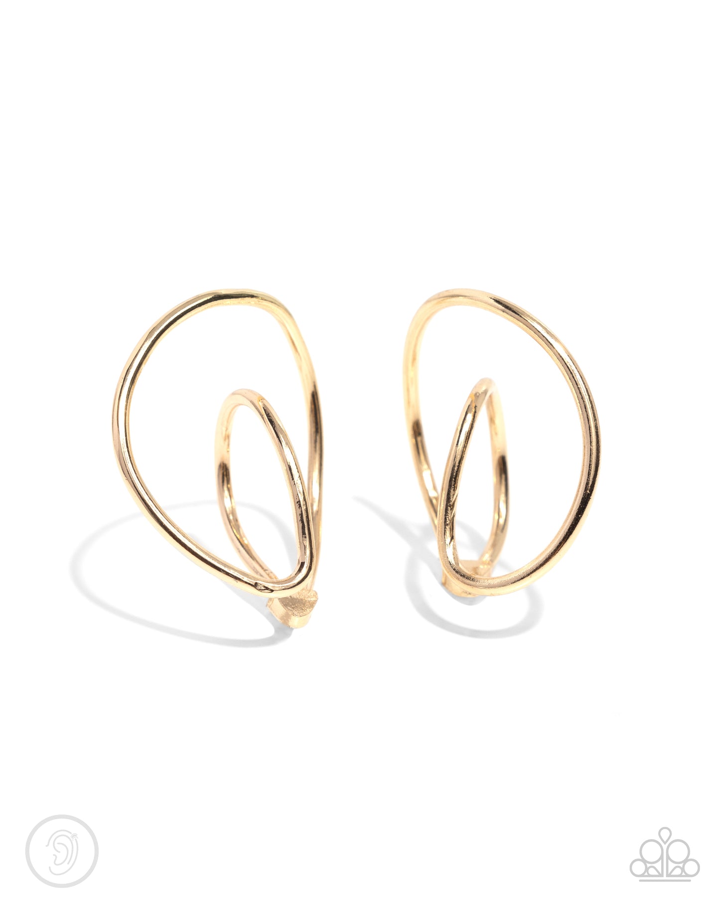 Paparazzi Wraparound Whimsy - Gold Ear Cuff Earrings