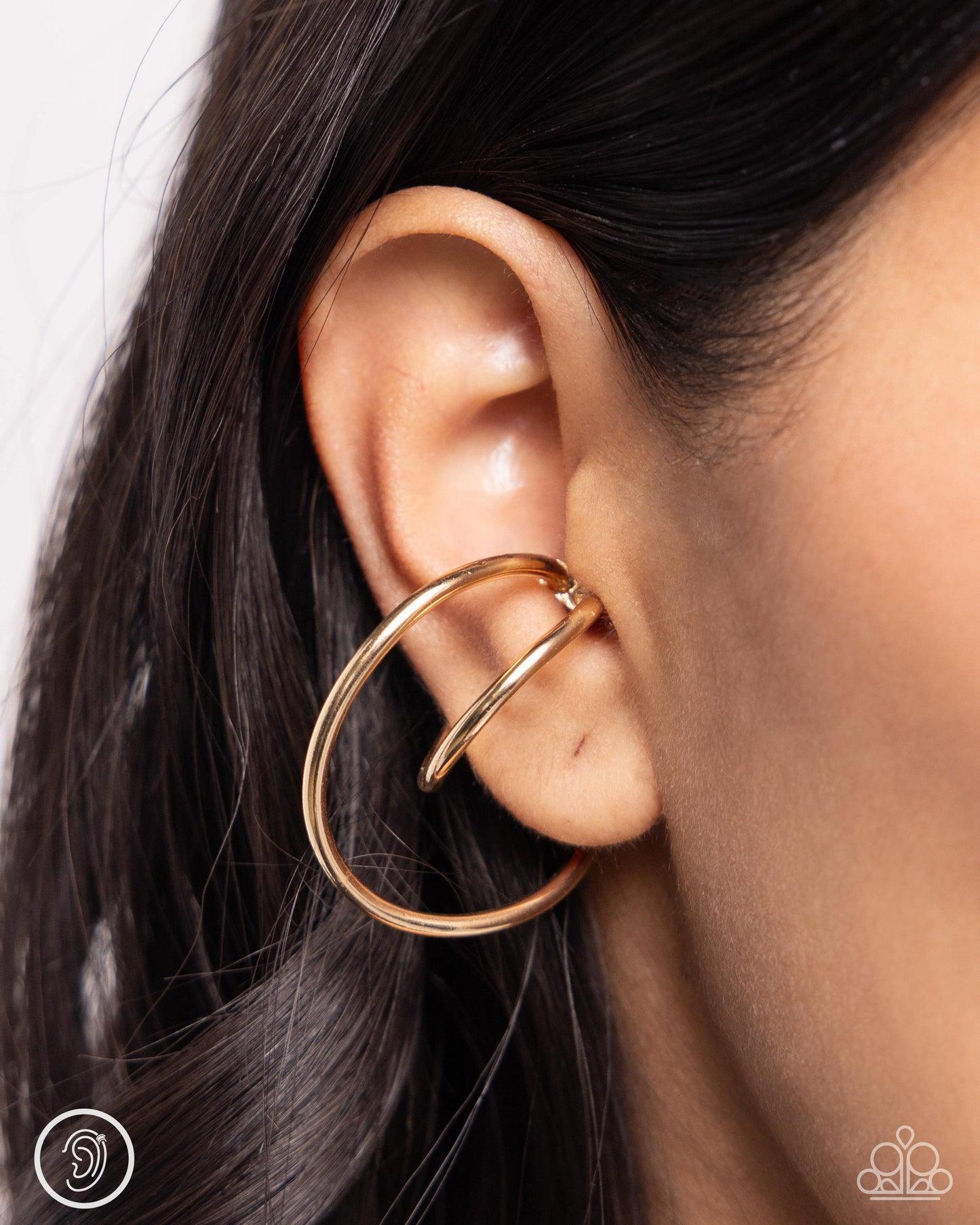 Paparazzi Wraparound Whimsy - Gold Ear Cuff Earrings