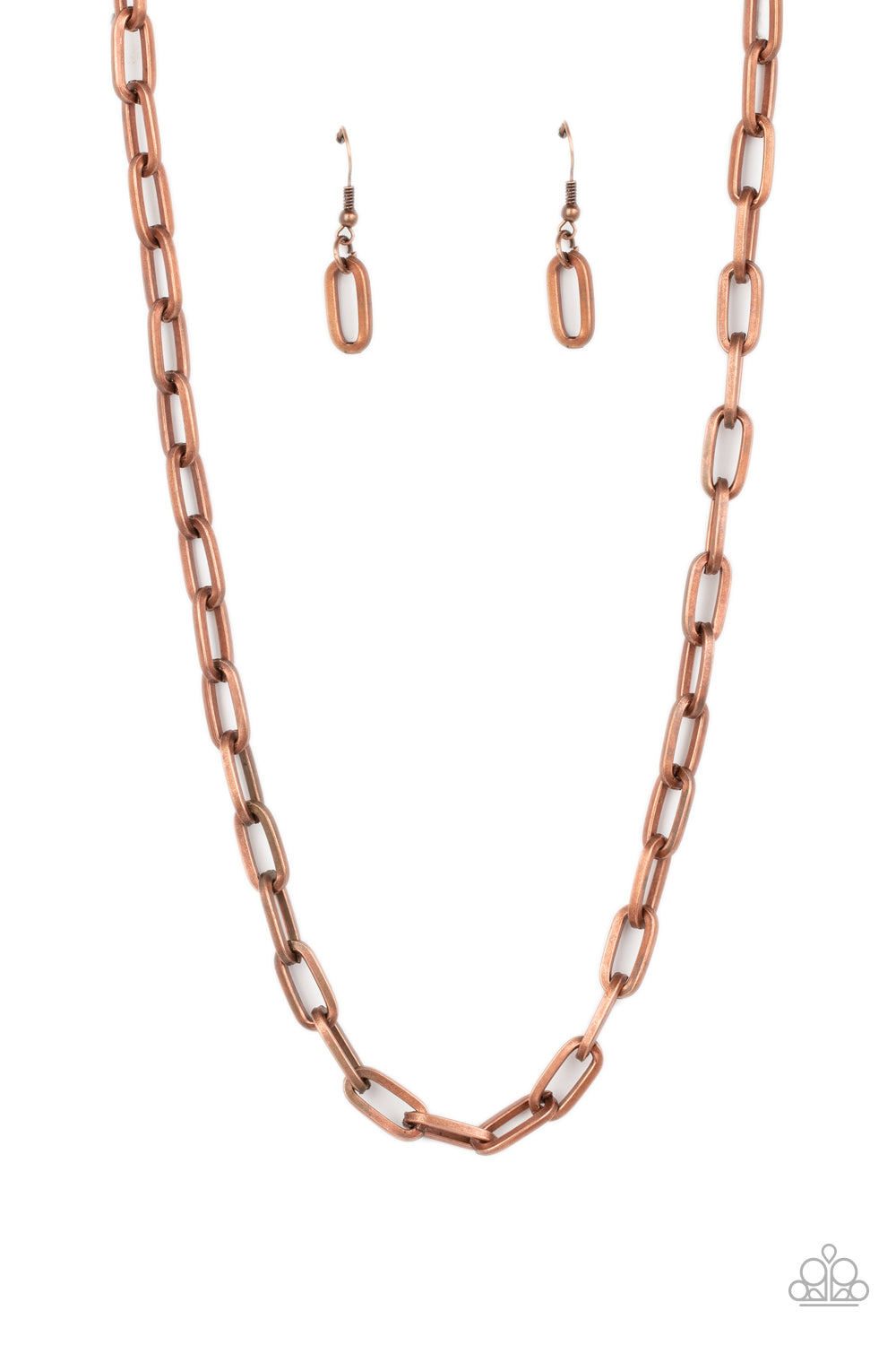 Paparazzi Boston Backdrop - Copper Necklace