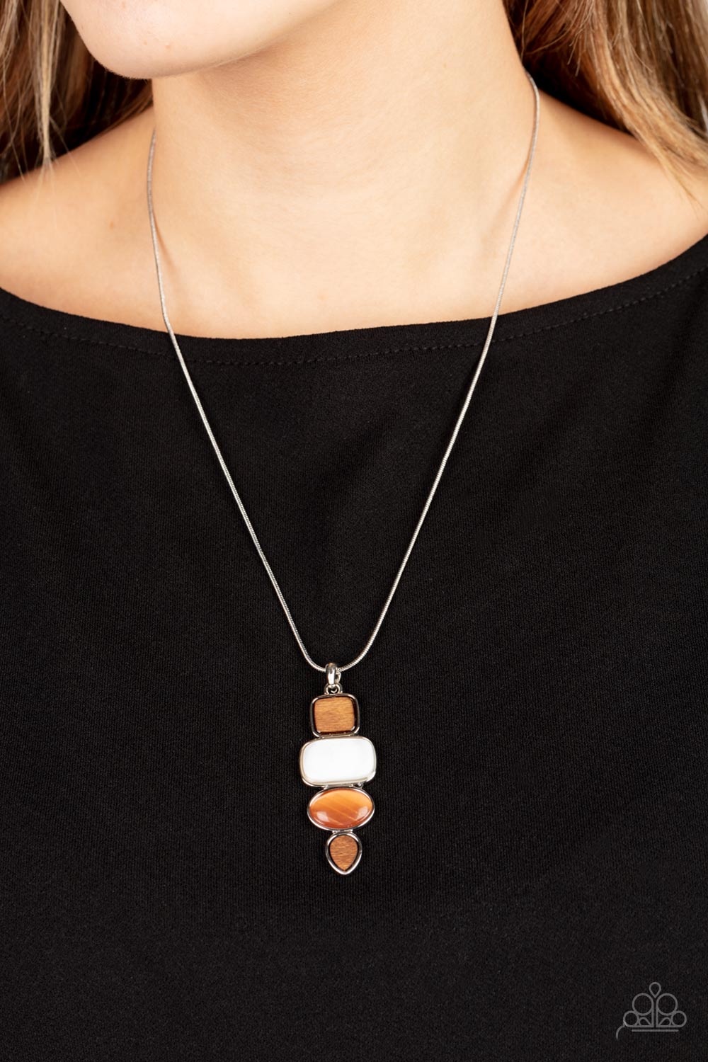 Paparazzi Elemental Energy - Orange Necklace