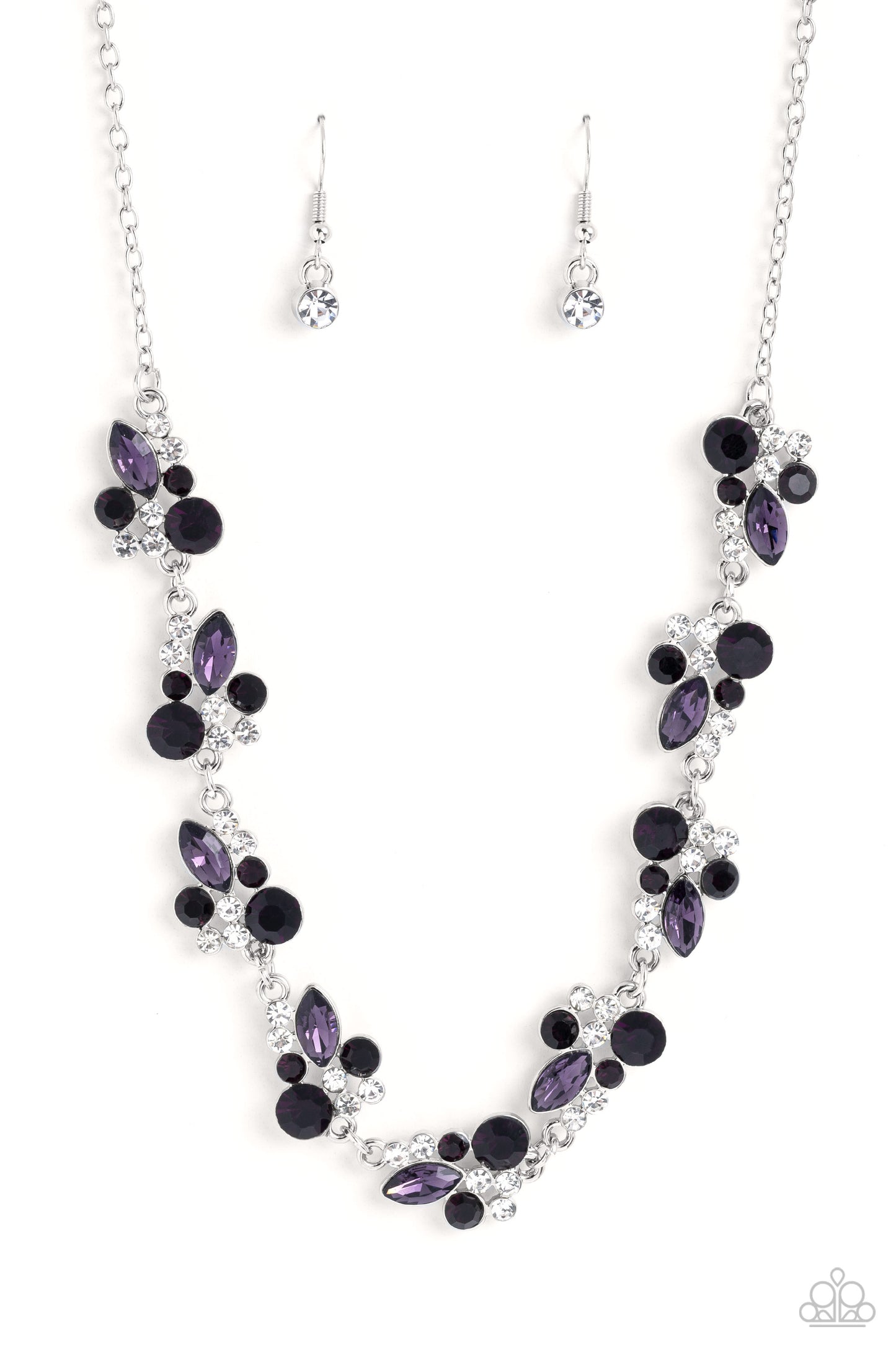 Paparazzi Swimming In Sparkles - Purple Necklace