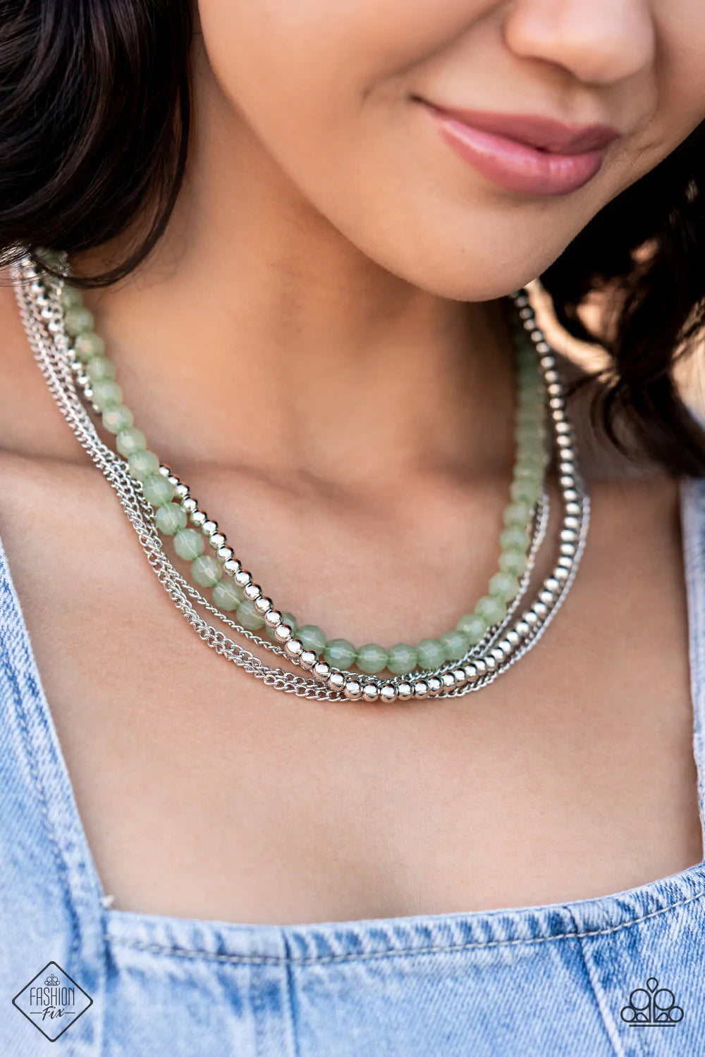 Paparazzi Glimpses Of Malibu - Green - Fashion Fix Set
