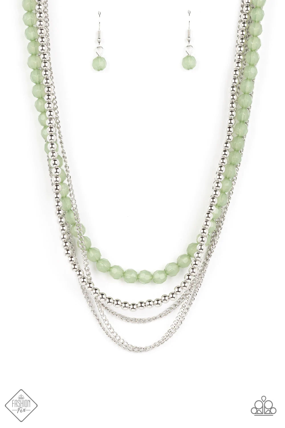 Paparazzi Glimpses Of Malibu - Green - Fashion Fix Set