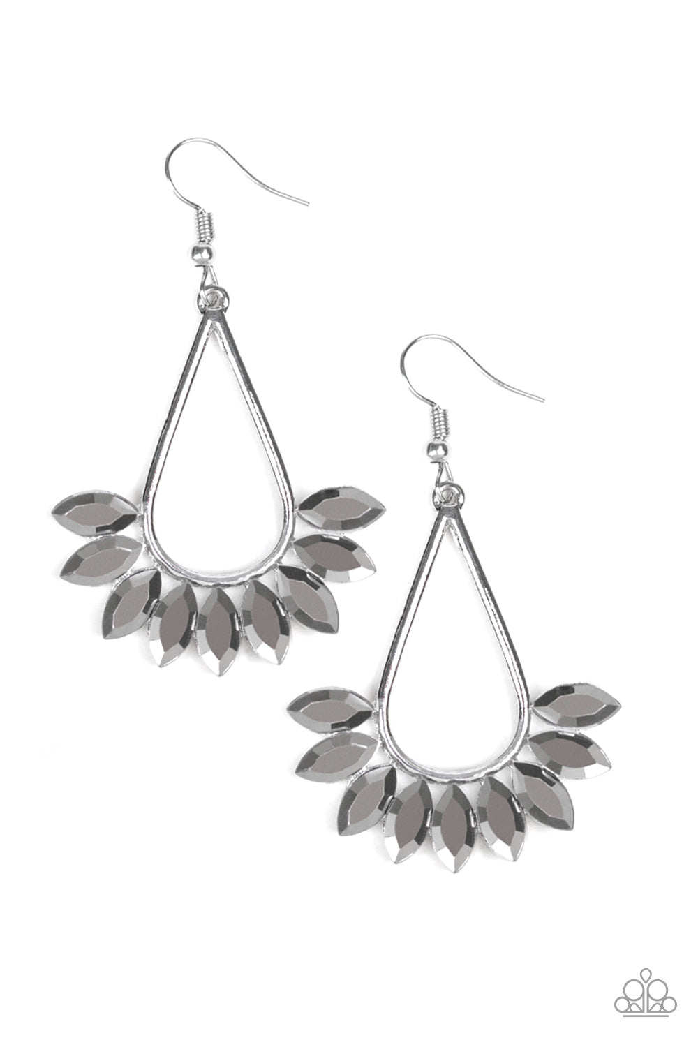 Paparazzi Be On Guard - Silver Earrings