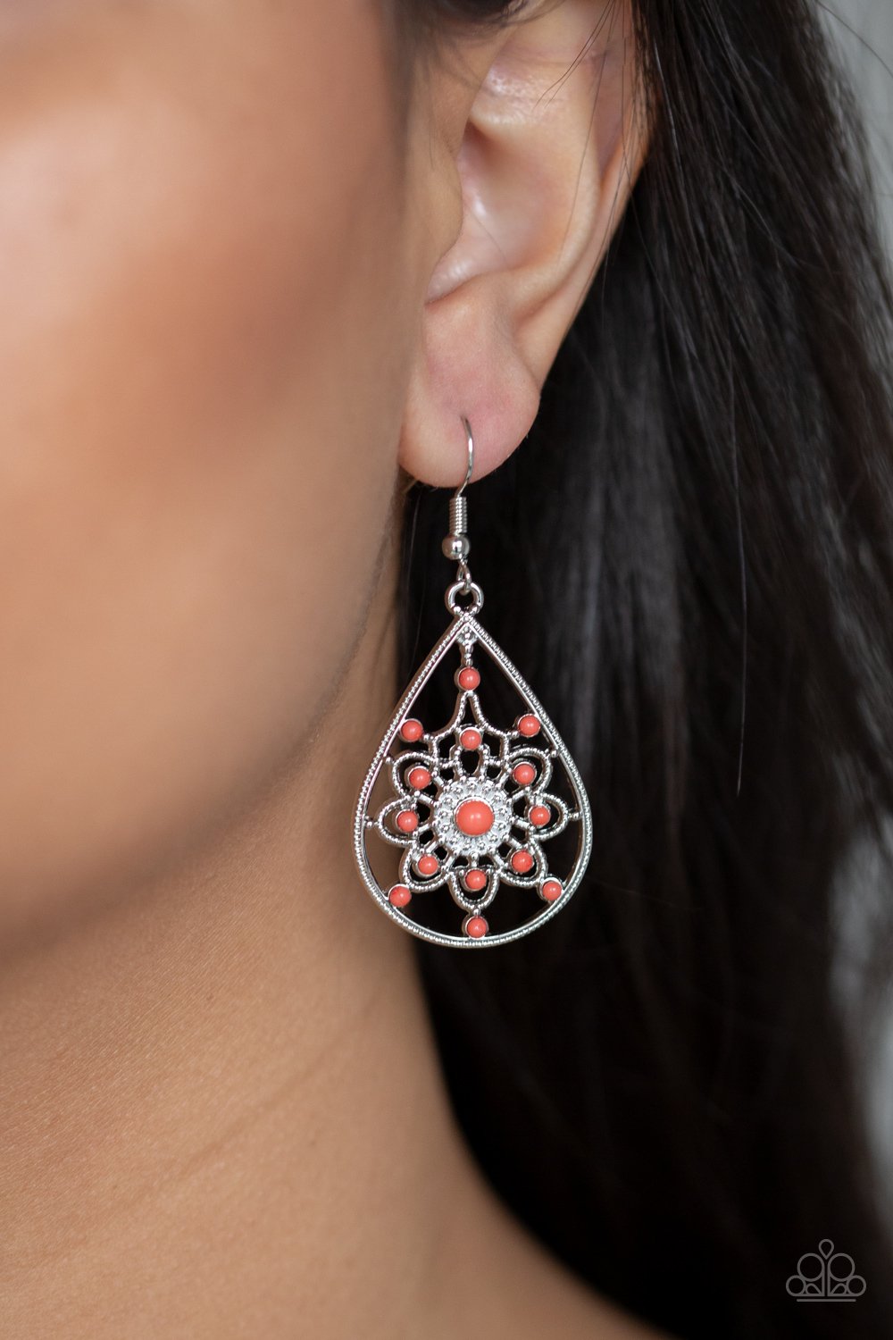 Paparazzi A Flair For Fabulous - Orange Earrings