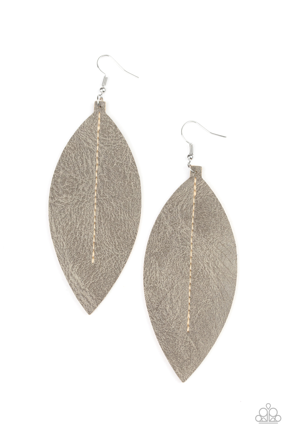 Paparazzi Naturally Beautiful - Silver Earrings