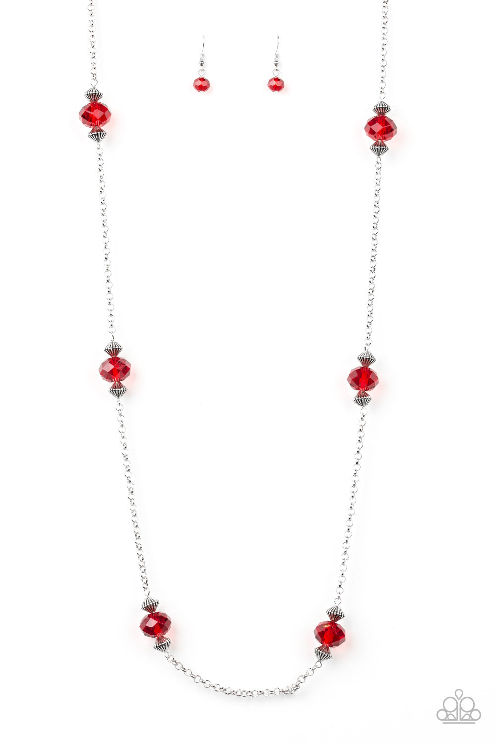 Paparazzi Season Of Sparkle - Red Necklace
