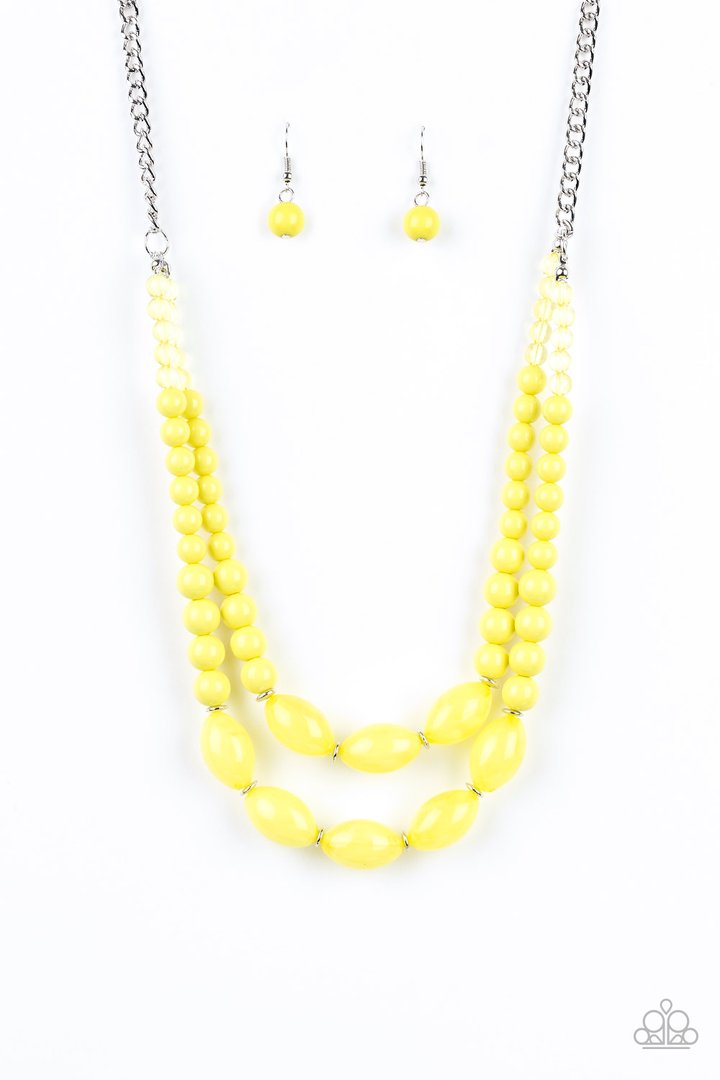 Paparazzi Sundae Shoppe - Yellow Necklace