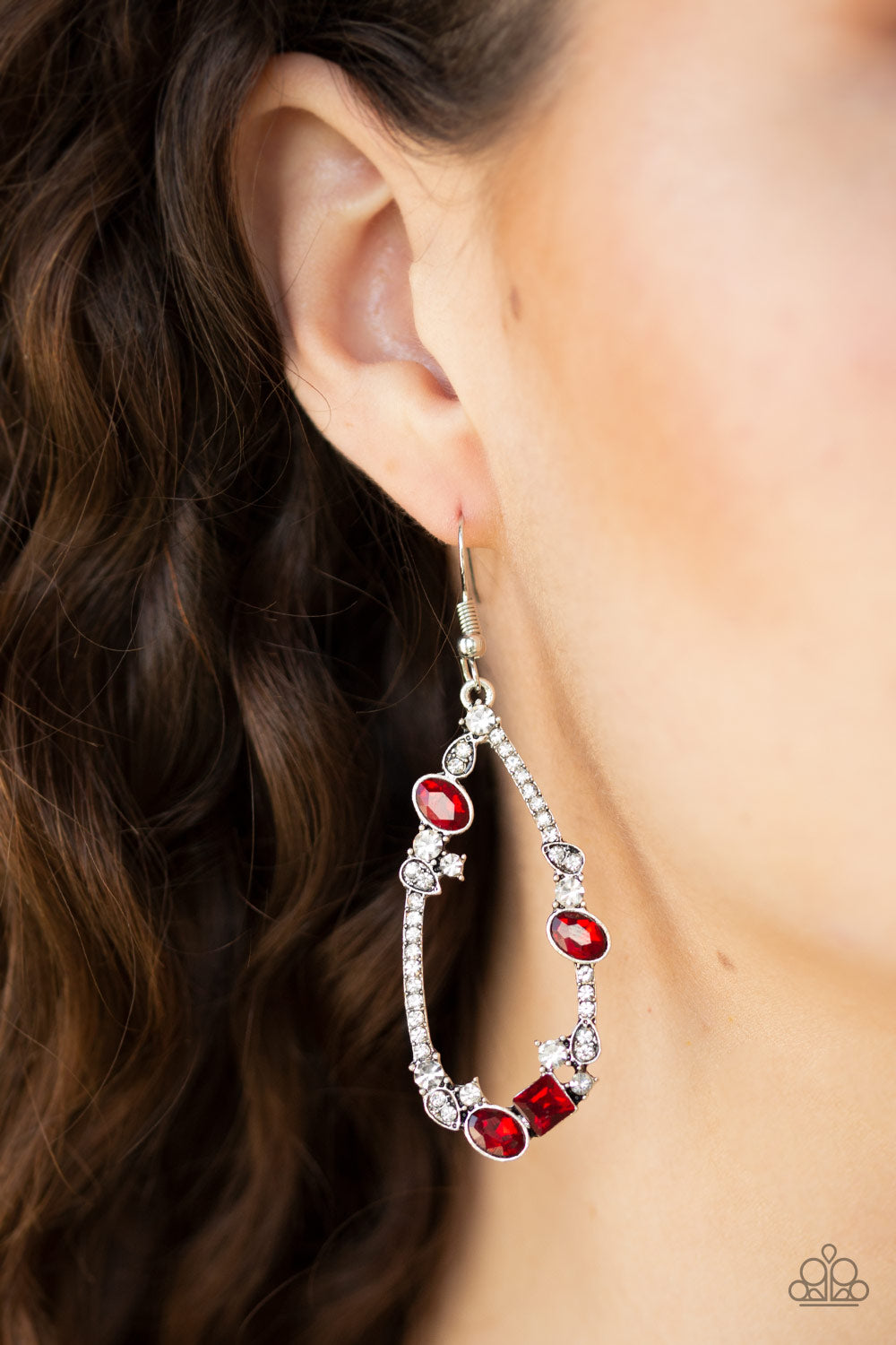 Paparazzi Quite The Collection - Red Earrings