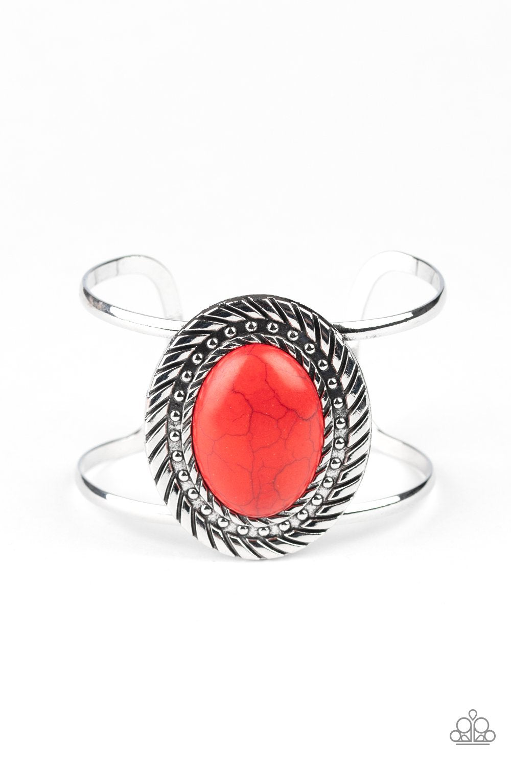 Paparazzi Desert Aura - Red Bracelet