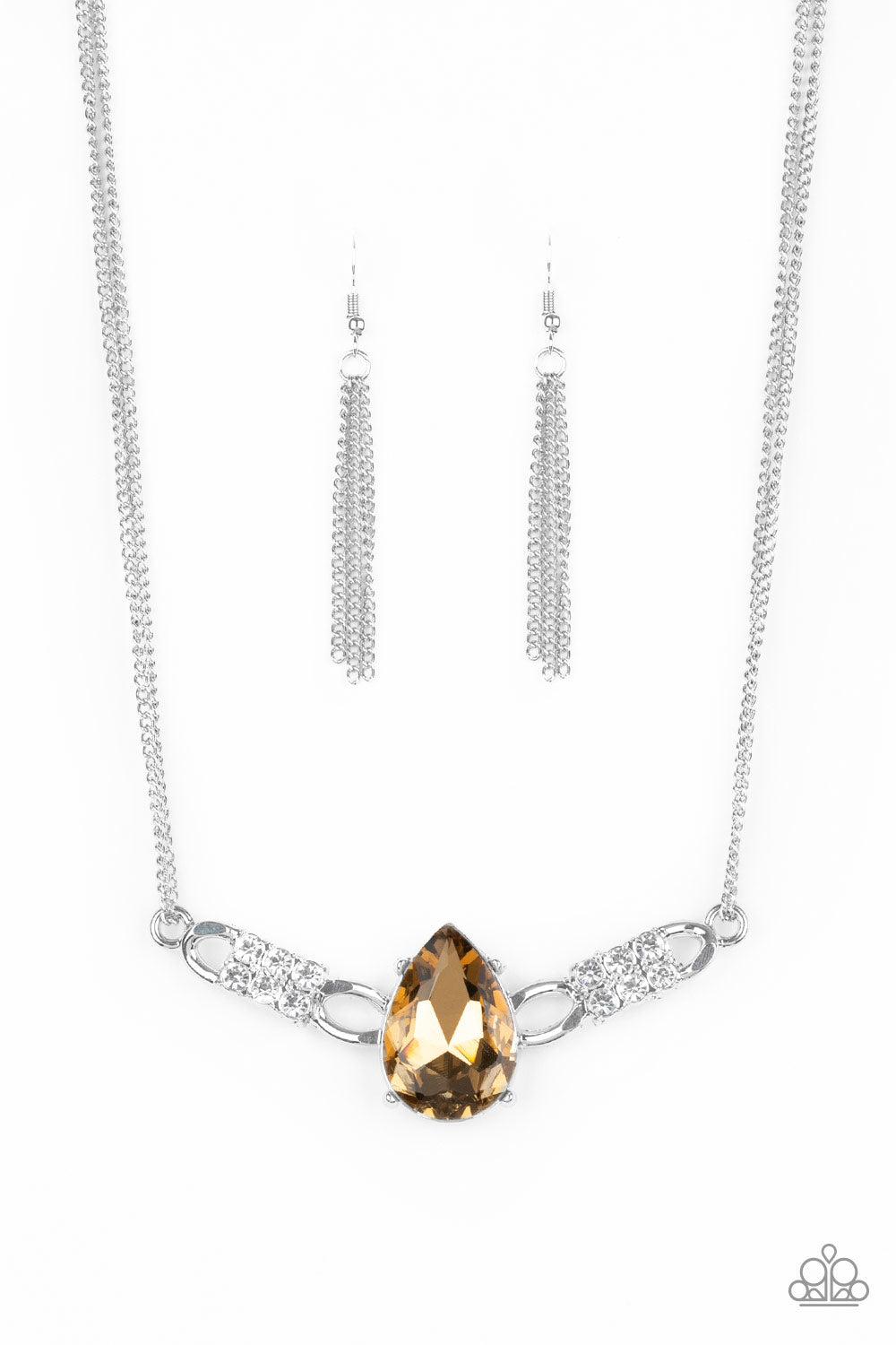 Paparazzi Way To Make An Entrance - Brown Necklace