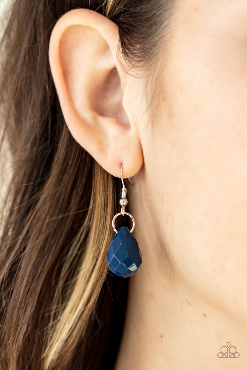 Paparazzi Serenely Scattered - Blue Necklace