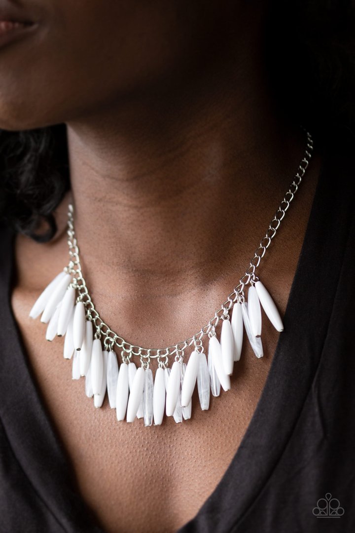 Paparazzi Full Of Flavor - White Necklace