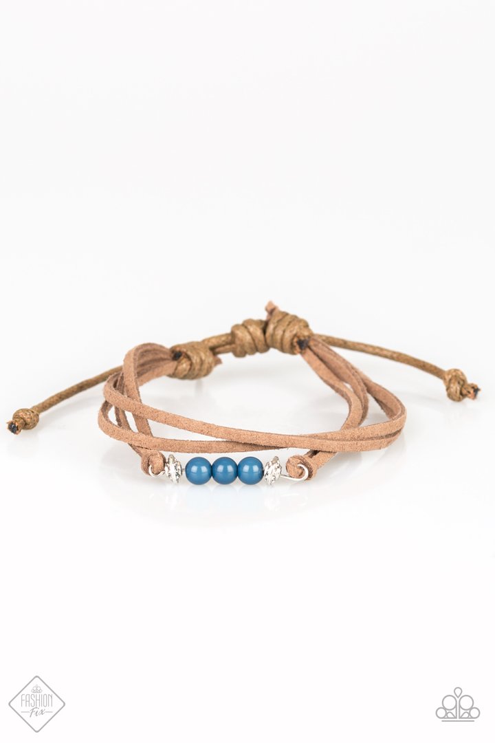 Paparazzi Always Up For Adventure - Blue Urban Bracelet