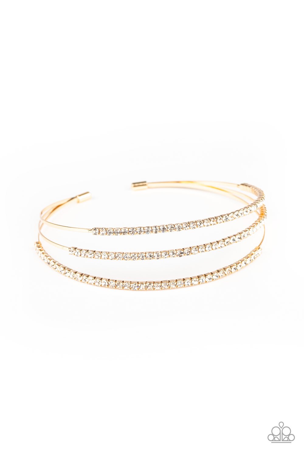 Paparazzi Iridescently Infatuated - Gold Bracelet