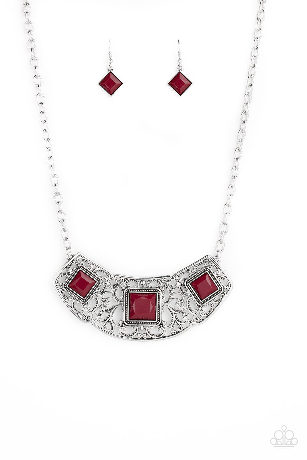 Paparazzi Feeling Inde-PENDENT - Red Necklace