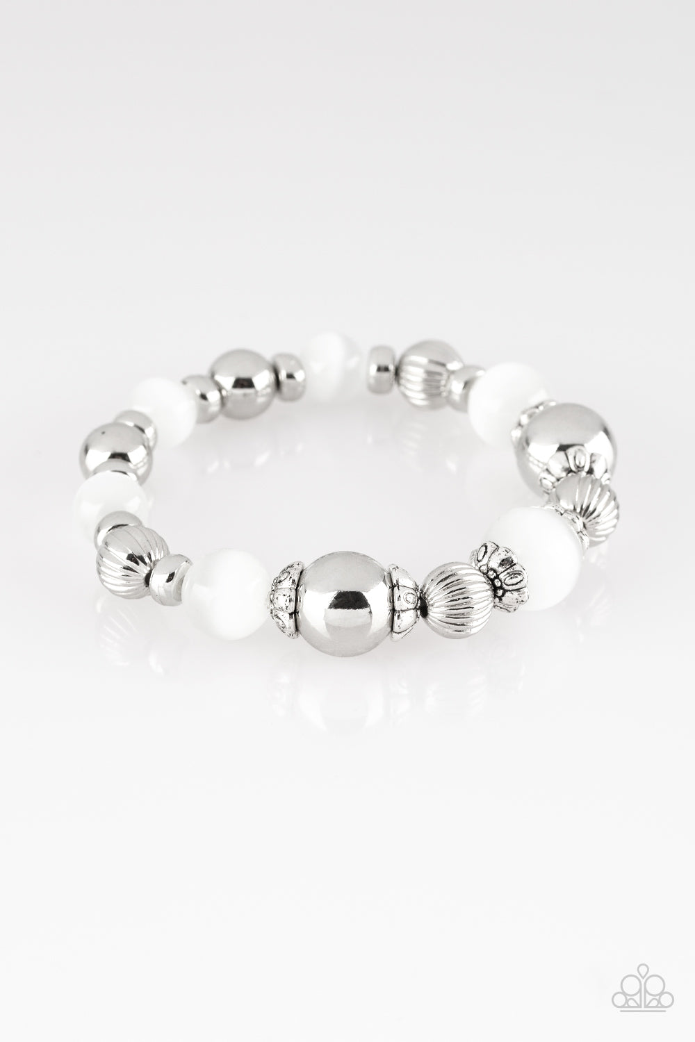Paparazzi Once Upon A Maritime - White Bracelet