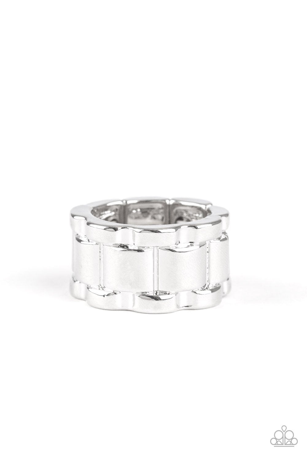Paparazzi Modern Machinery - Silver Men’s Ring