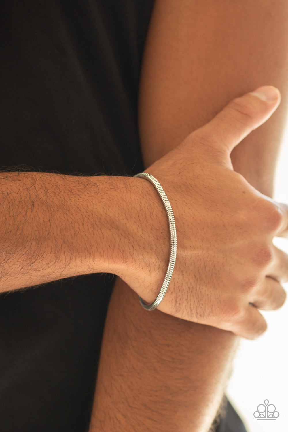 Paparazzi Winning - Silver Men’s Bracelet